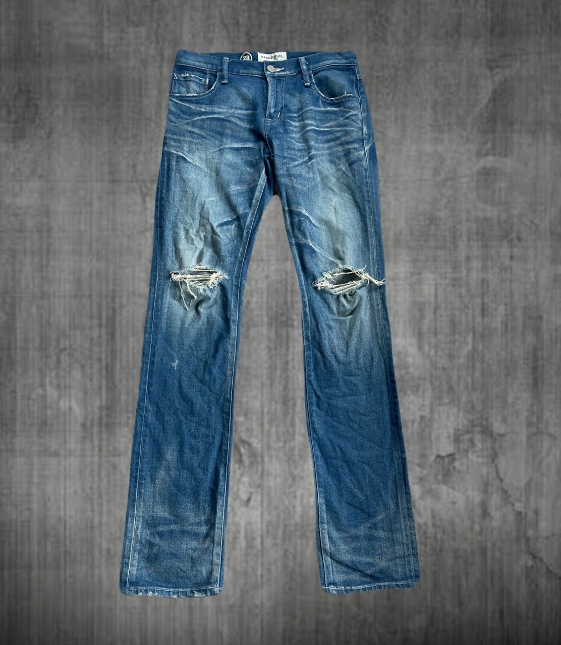 If Six Was Nine 2000s Jackrose Distressed Dirty Jeans Vkei
