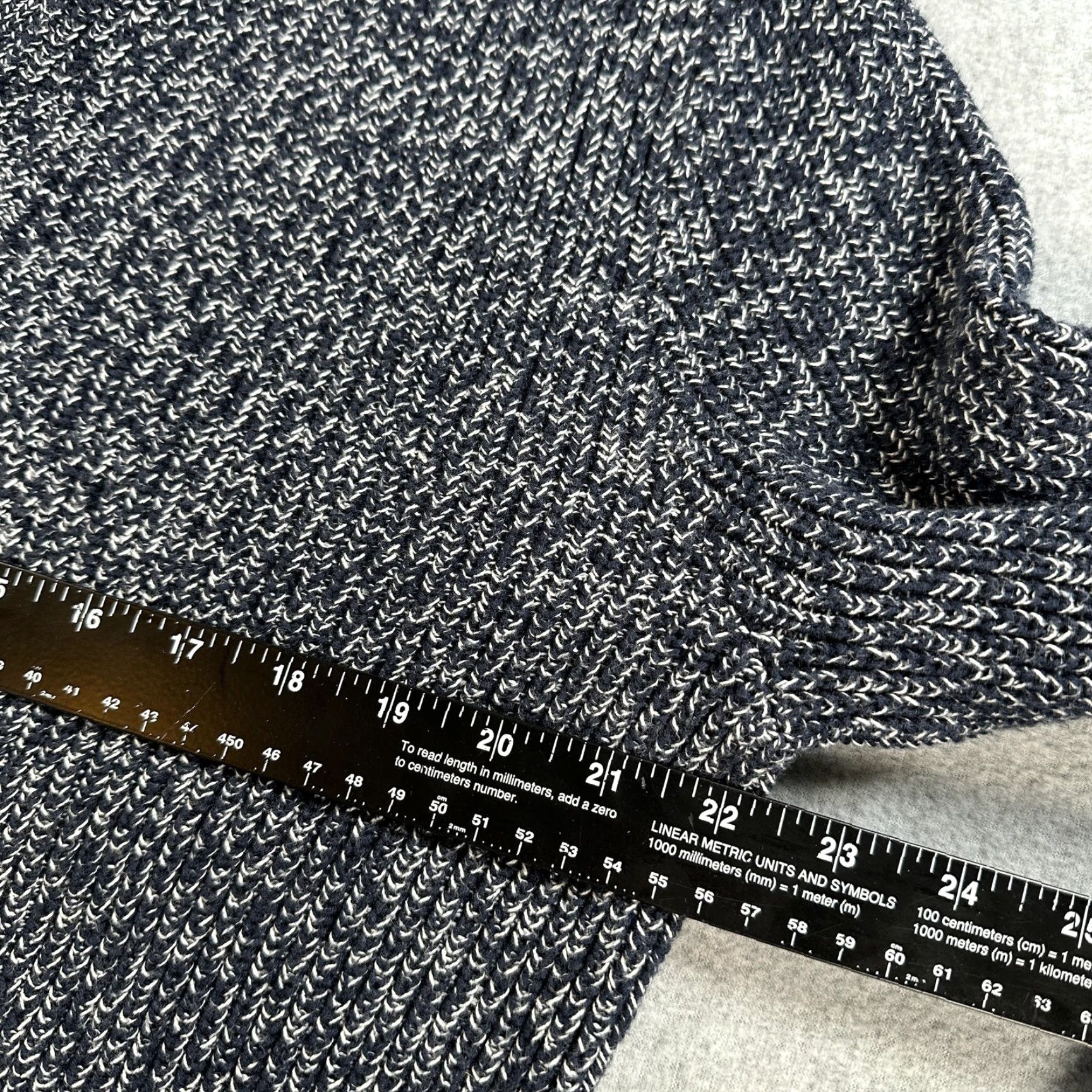 Tommy Hilfiger Tommy Hilfiger Sweater Mens M Blue Marled Shawl Collar Knit Pullover Casual Size US M / EU 48-50 / 2 - 6 Thumbnail