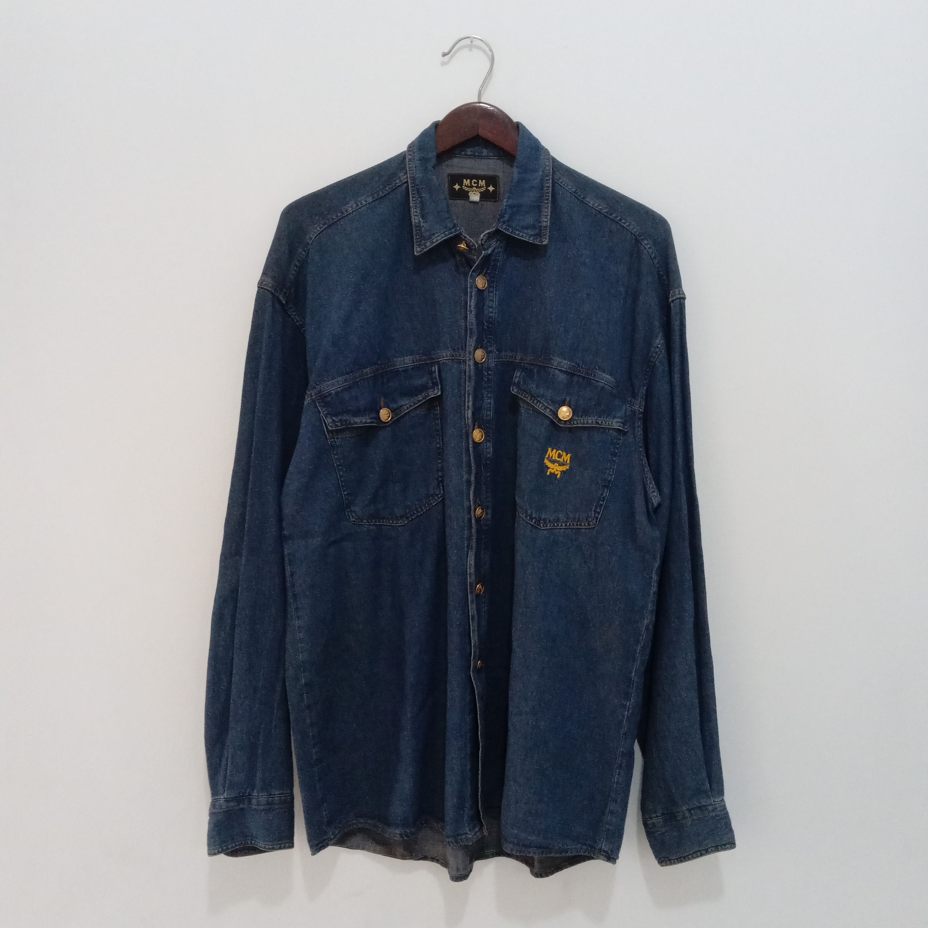 MCM × Vintage Vintage MCM denim shirt Size US L / EU 52-54 / 3 - 1 Thumbnail