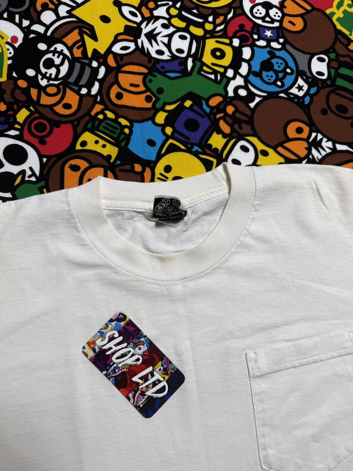 Chrome Hearts Chrome Hearts Vintage White USA Scroll Logo Long Sleeve Tee Size US L / EU 52-54 / 3 - 11 Thumbnail