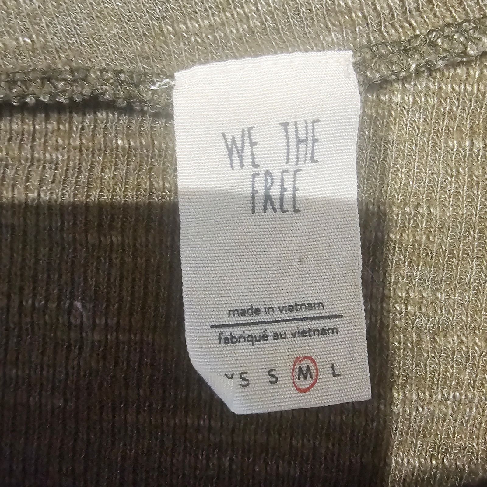 Free People We The Free People Skyline Thermal Olive Green Top Slouchy M Size M / US 6-8 / IT 42-44 - 4 Thumbnail