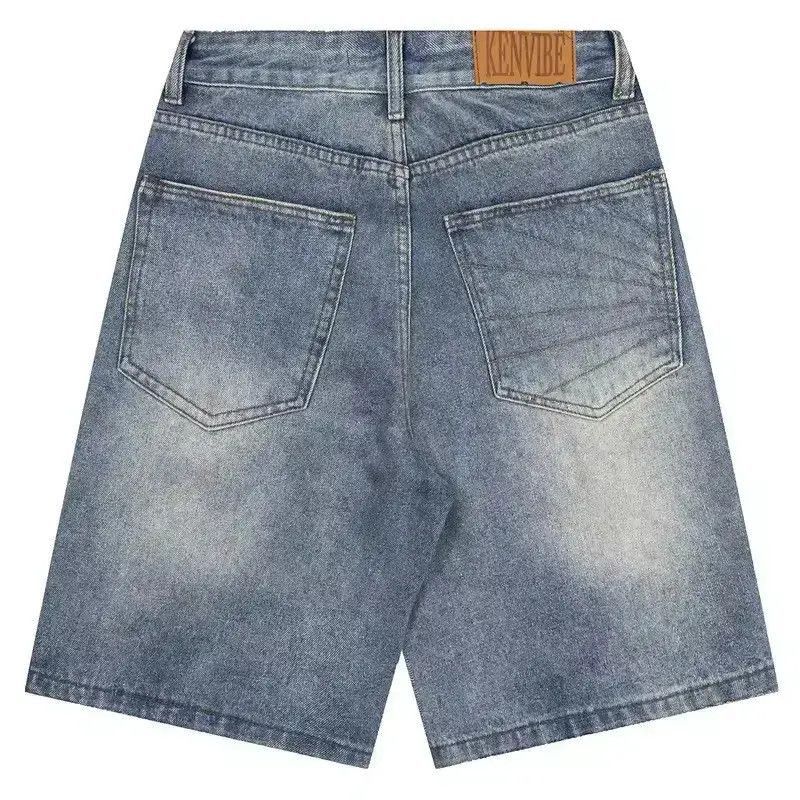 Japanese Brand Designer Distressed Style Street Jorts Shorts y2k Size US 32 / EU 48 - 5 Thumbnail