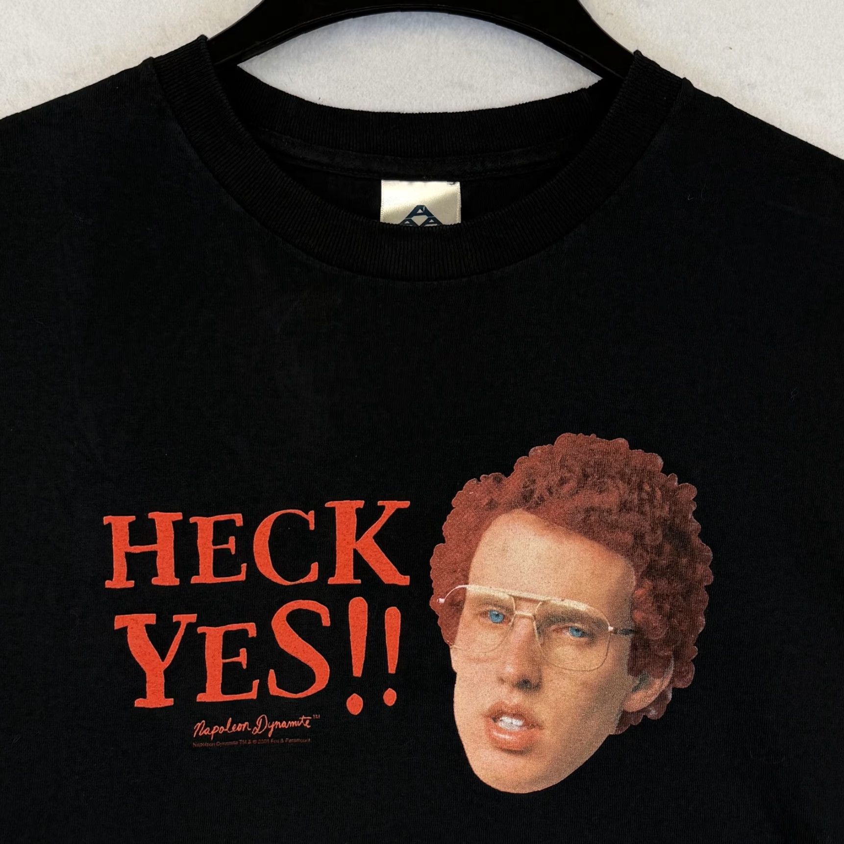 Vintage VINTAGE Napoleon Dynamite Shirt Mens XL Black Heck Yes Graphic Movie Comedy 00s Size US XL / EU 56 / 4 - 3 Thumbnail