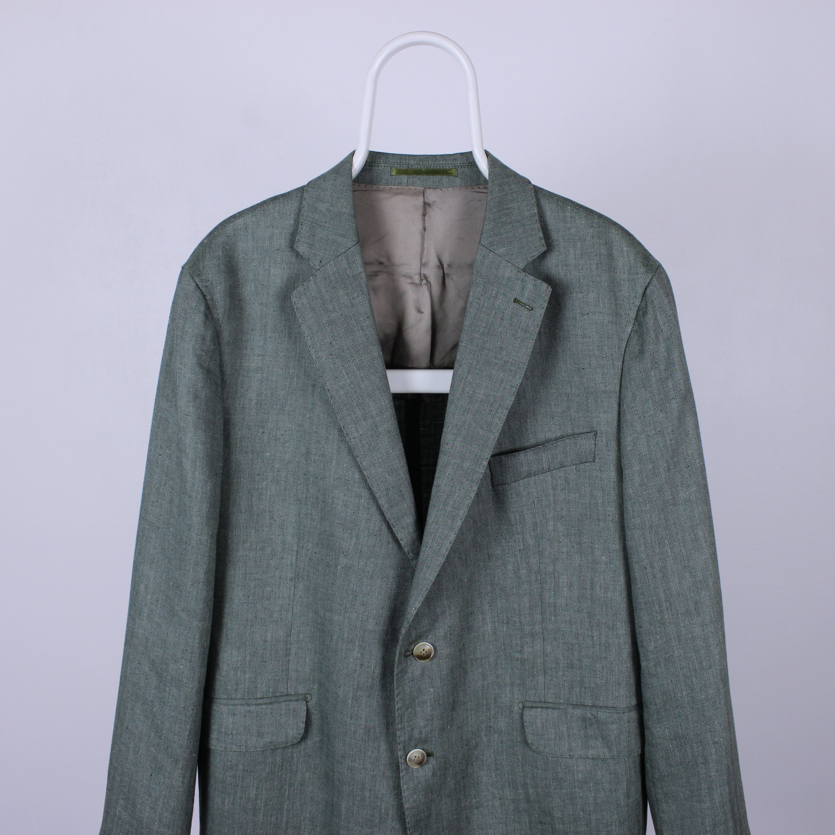 Hackett Hackett blazer linen cotton XL 46R 56R tailoring Size 46R - 10 Thumbnail