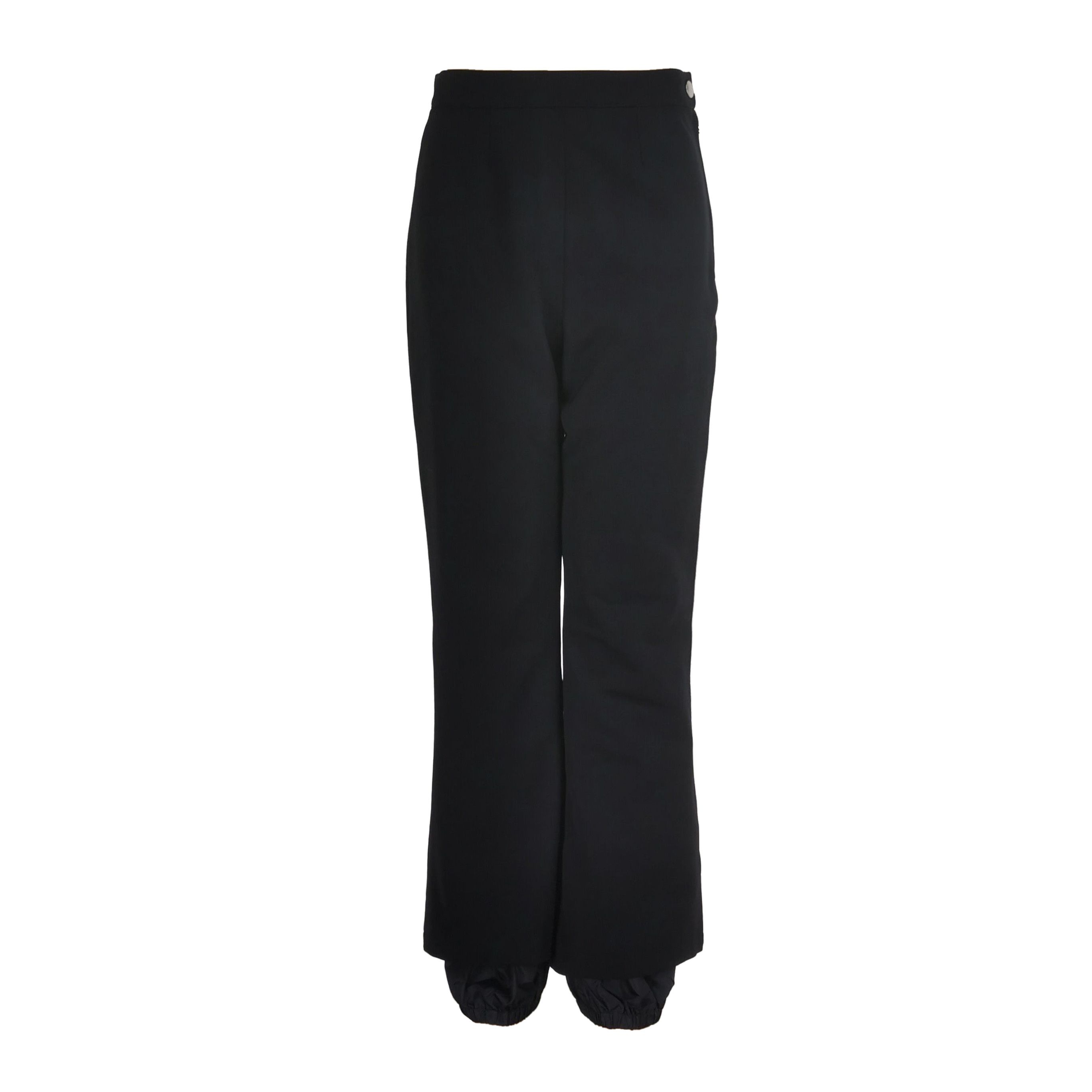 Prada Prada Classic Black Straight-Leg Pants Size 42 0089 Size 42" / US 20 - 1 Thumbnail