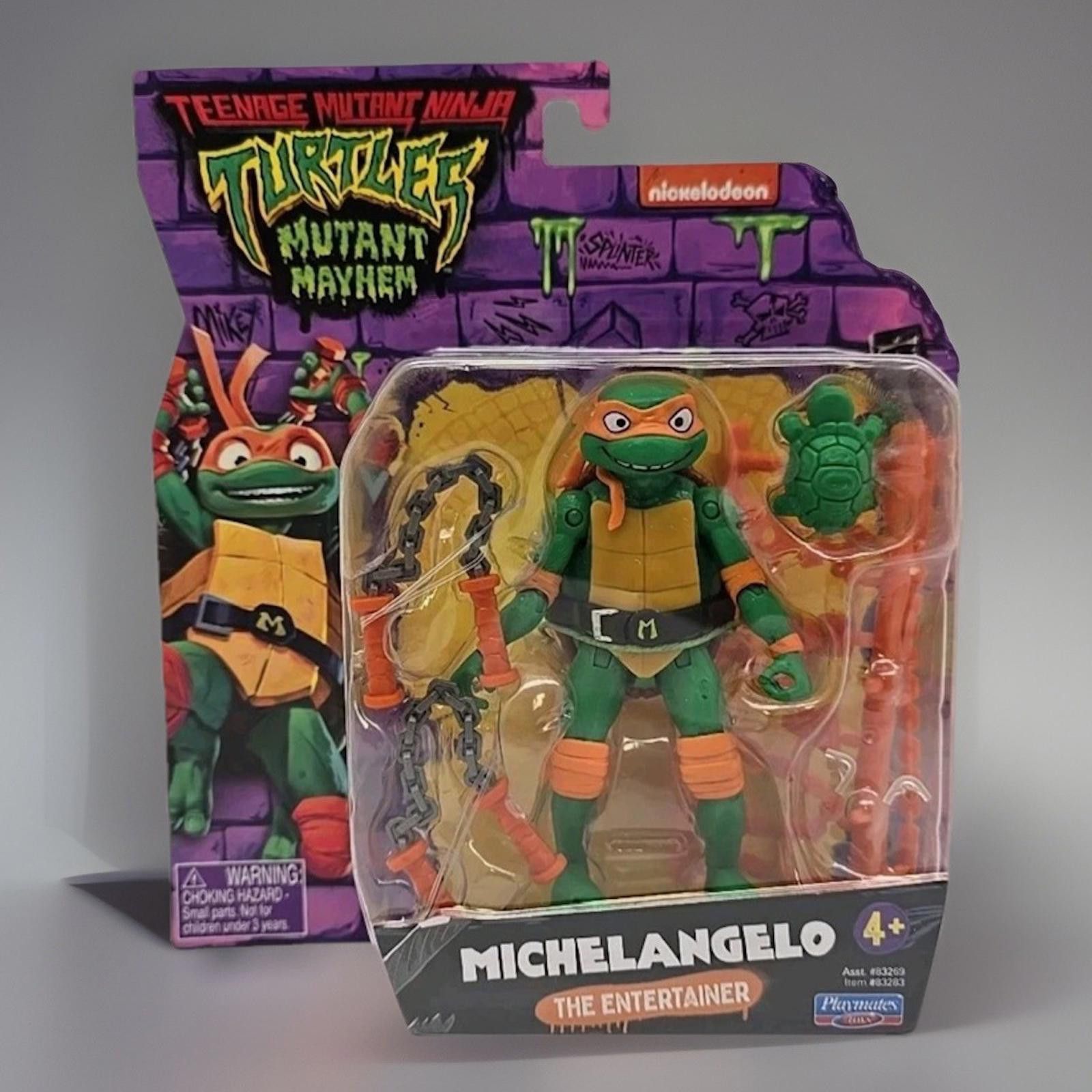 Other TMNT Mutant Mayhem Michelangelo 4.5" Figure Size ONE SIZE - 1 Thumbnail