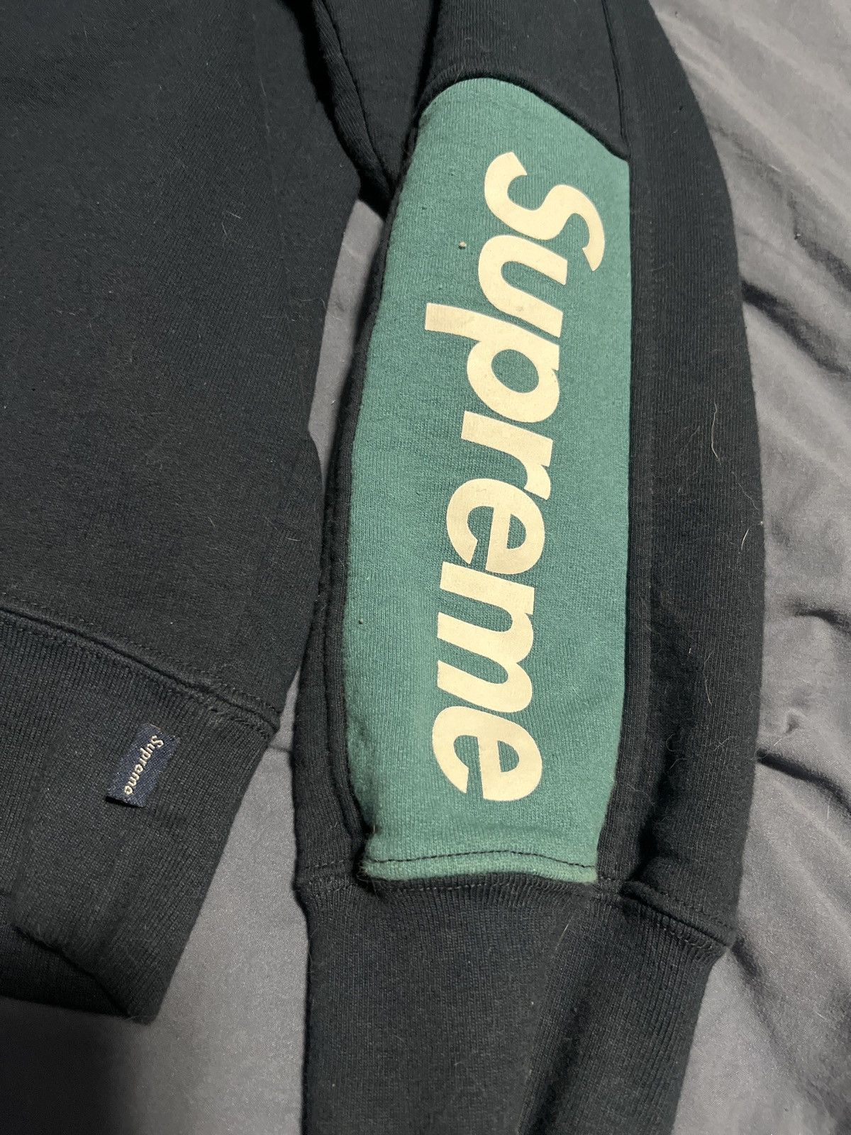 Supreme Supreme Patchwork Arm Logo Crewneck Size US M / EU 48-50 / 2 - 3 Thumbnail