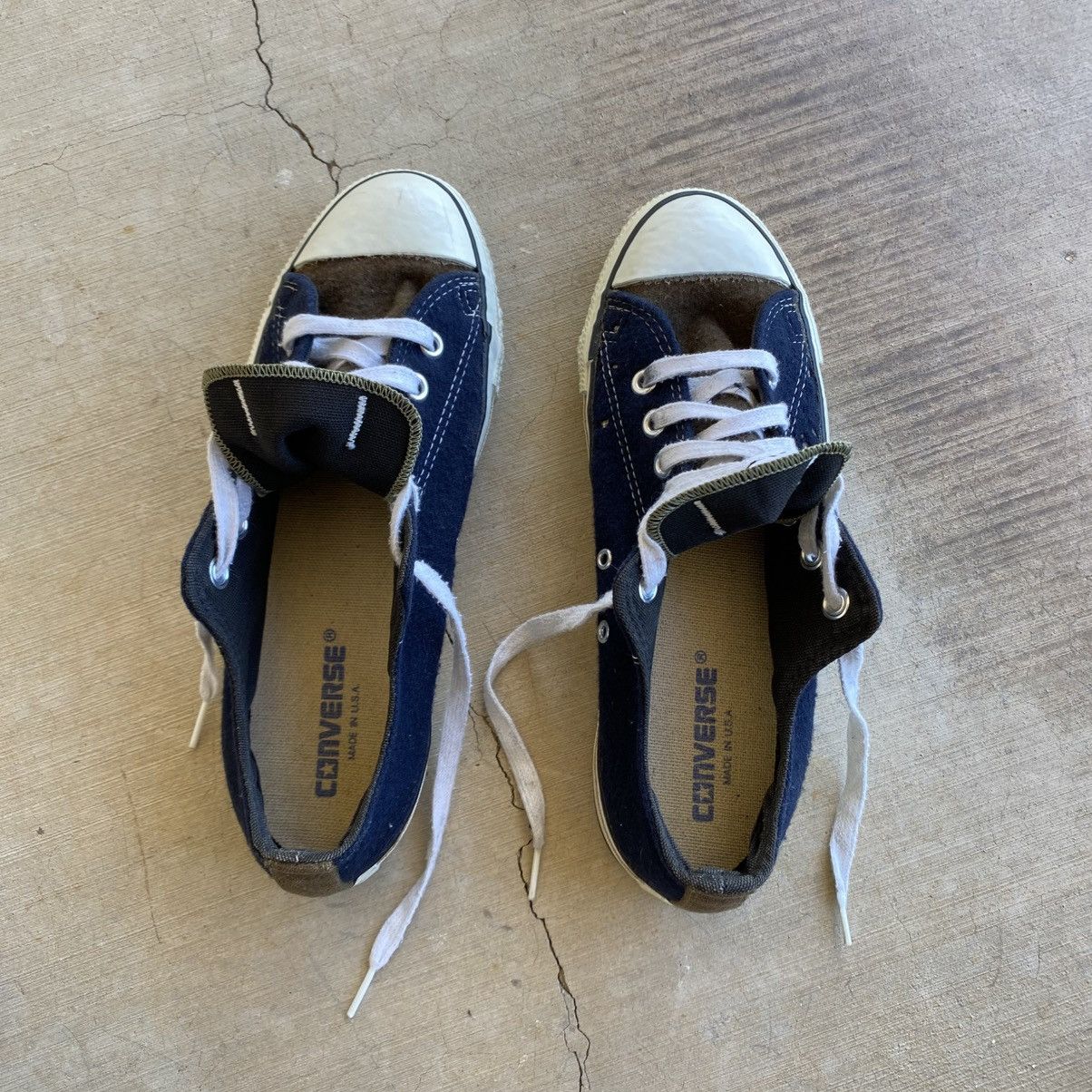 Converse Vintage Converse Shoes All Star Low Wool Made in USA 1980s Size US 7.5 / EU 40-41 - 7 Thumbnail