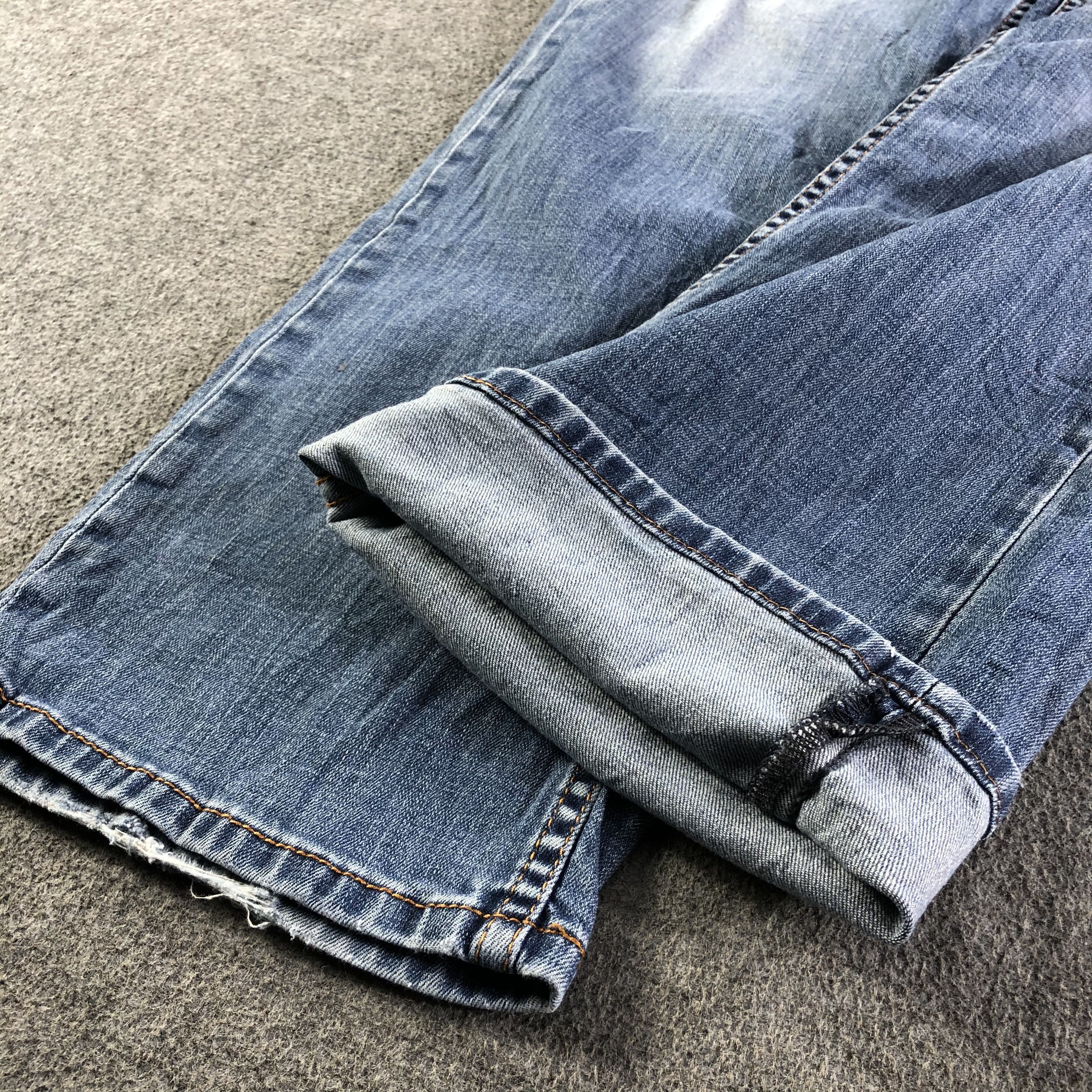 Levi's 90s Vintage Blue Wash Levis 559 Jeans-J4268 Size US 38 / EU 54 - 7 Thumbnail
