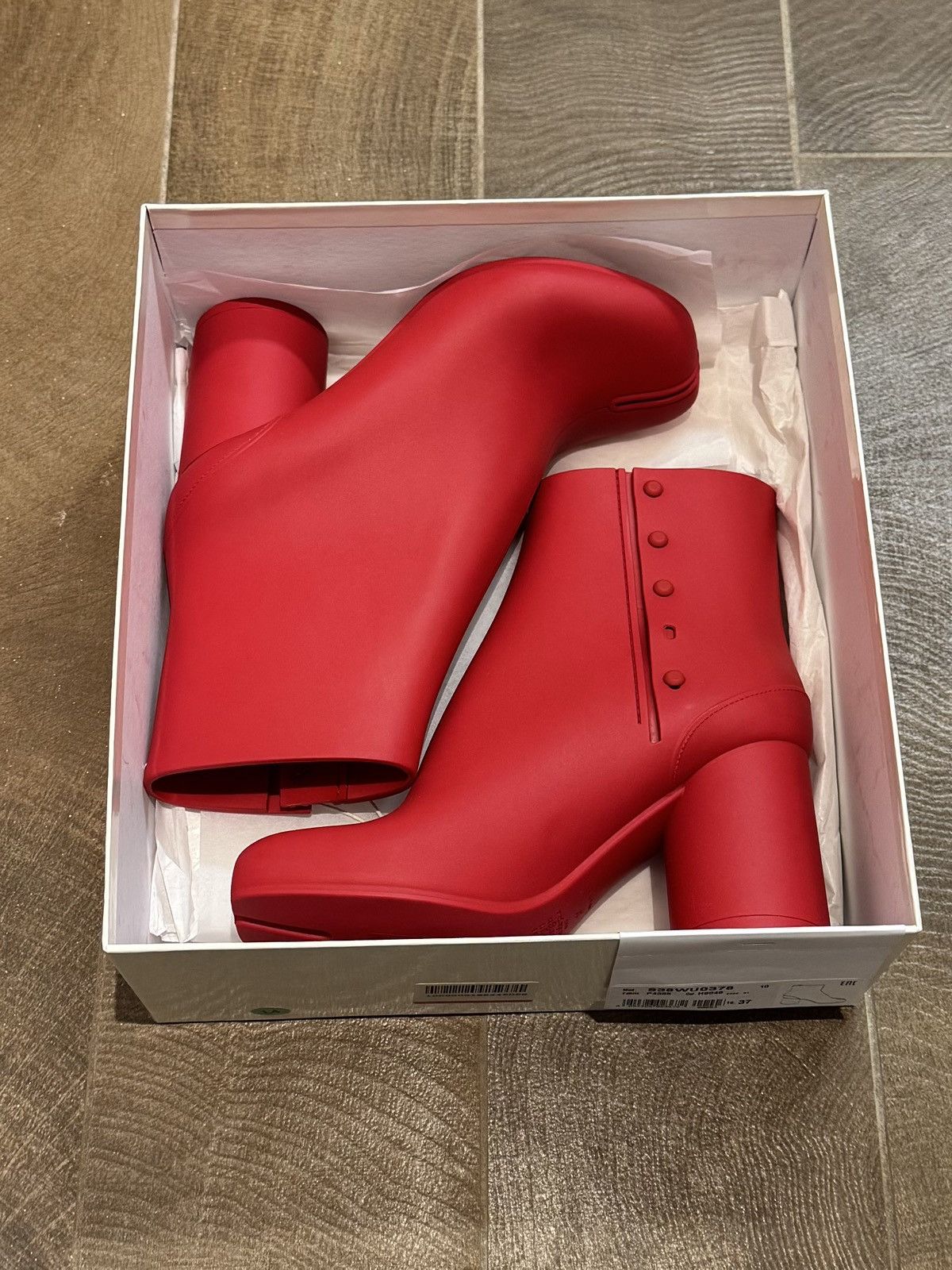 Maison Margiela Margiela Tabi Rubber Ankle Boots Size US 7 / IT 37 - 2 Thumbnail