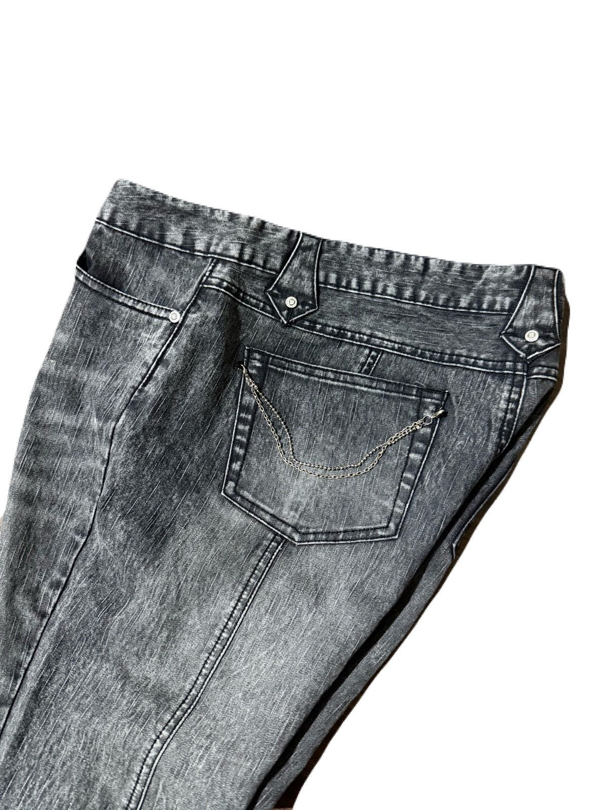 If Six Was Nine Vintage Japanese Brand Jouer Aux Echecs flare jeans Size US 34 / EU 50 - 8 Thumbnail