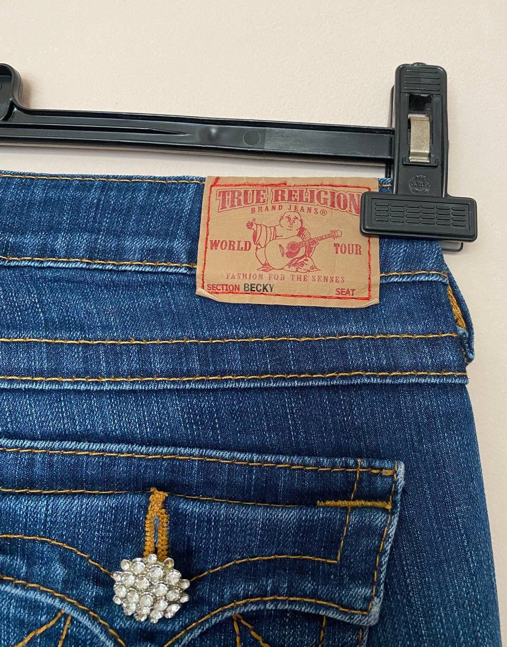 Swarovski × True Religion 🔥 VTG TRUE RELIGION BECKY X SWAROVSKI Size 28" / US 6 / IT 42 - 3 Thumbnail
