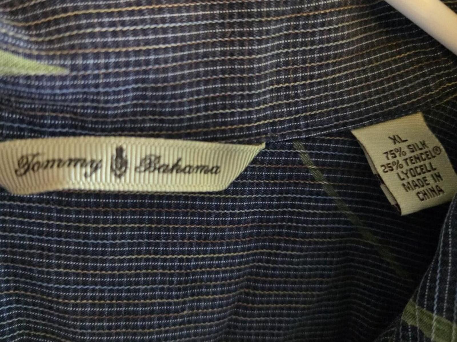 Tommy Bahama Vintage 90s Tommy Bahamas Shirt XL 75% Silk Size US XL / EU 56 / 4 - 2 Thumbnail