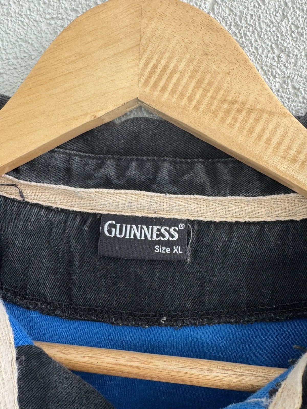 Vintage Guinness Rugby Shirt Long Sleeve Polo #34 Vintage Size US XL / EU 56 / 4 - 3 Thumbnail