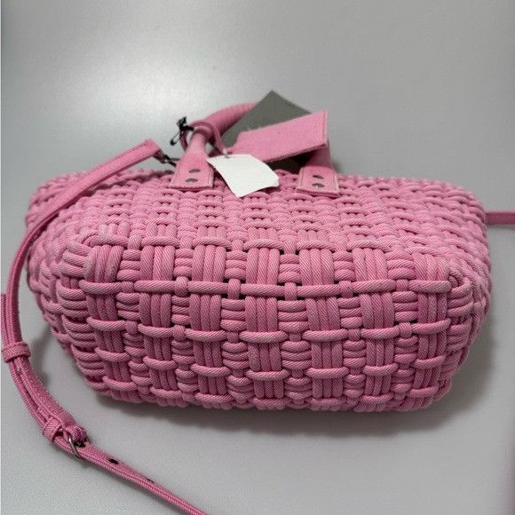 Balenciaga Balenciaga XS Bistro Basket Tote Bag Pink Size ONE SIZE - 7 Thumbnail