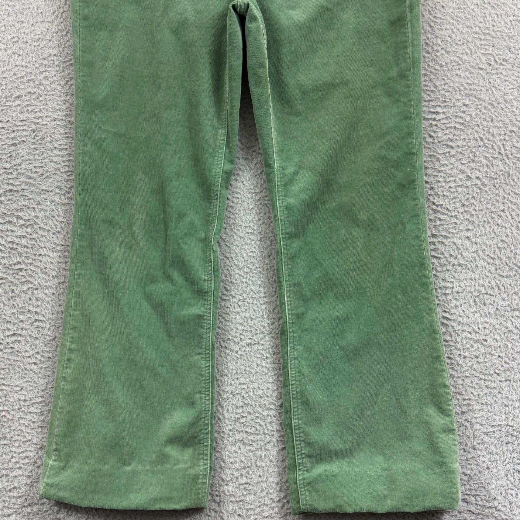 Vintage VINTAGE Chico's Pants Womens 1 Green Corduroy Straight Casual 34x28 Chino Stretch Boyfriend Fit Womens Size 25" / US 0 / IT 36 - 2 Thumbnail