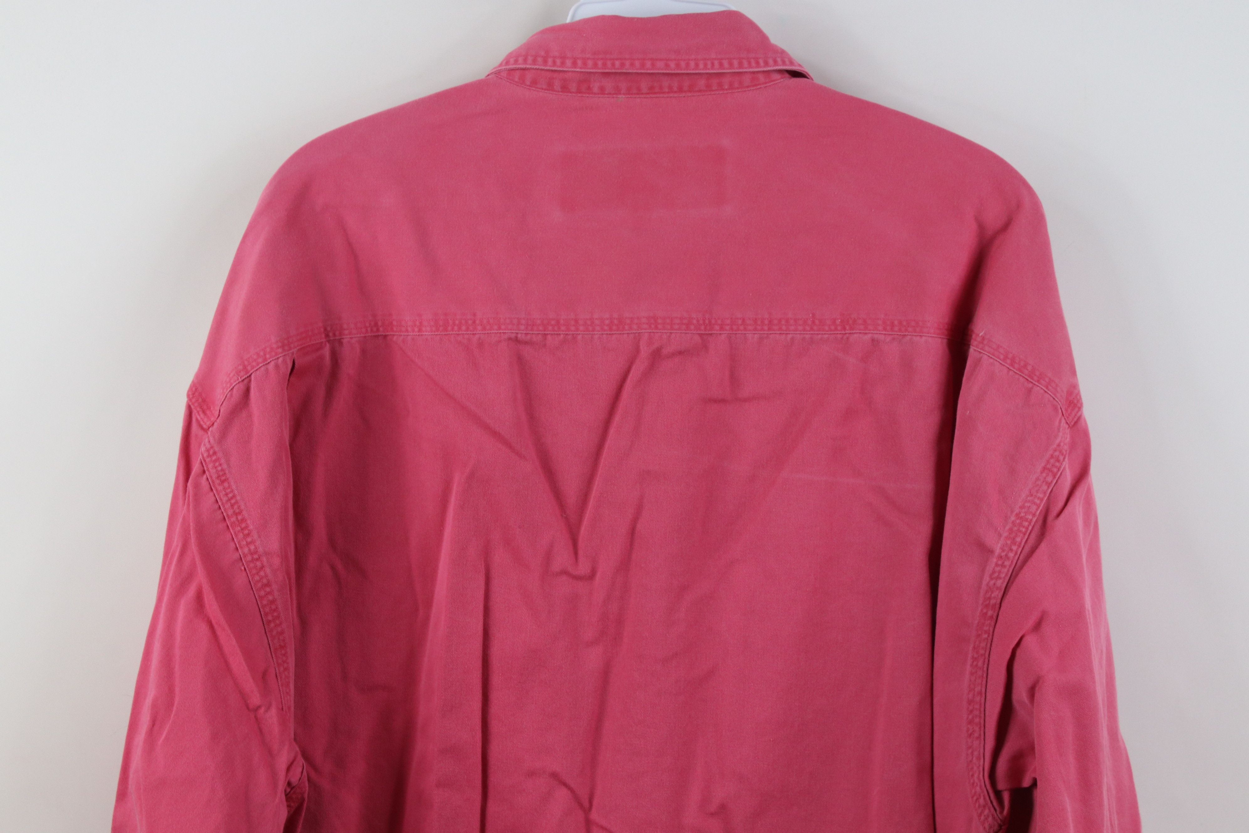 Vintage Vintage 90s Streetwear Stonewash Baggy Collared Button Shirt Size US L / EU 52-54 / 3 - 14 Thumbnail