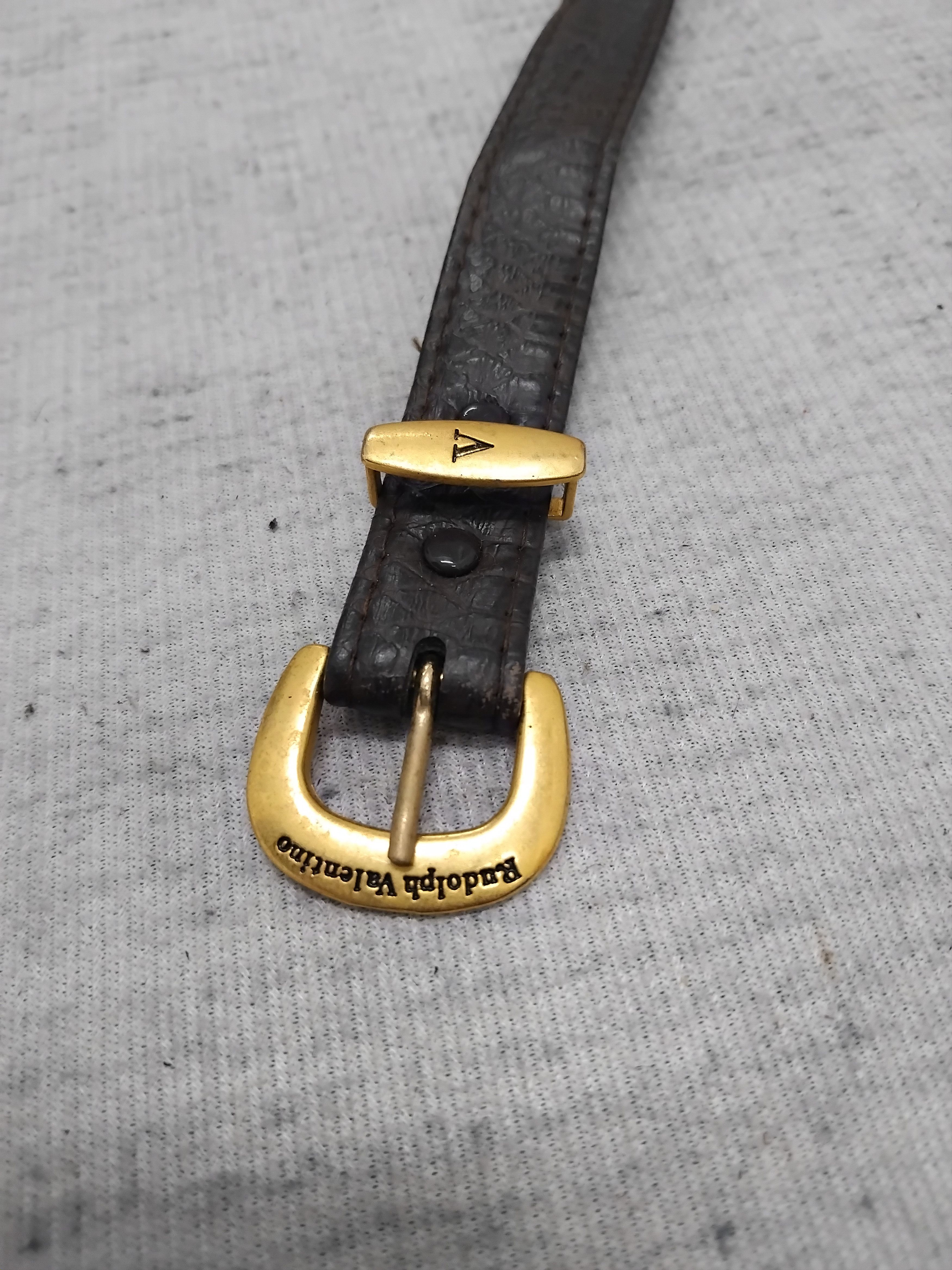 Japanese Brand 💥Rudolph Valentino brown colour belt Size ONE SIZE - 2 Thumbnail
