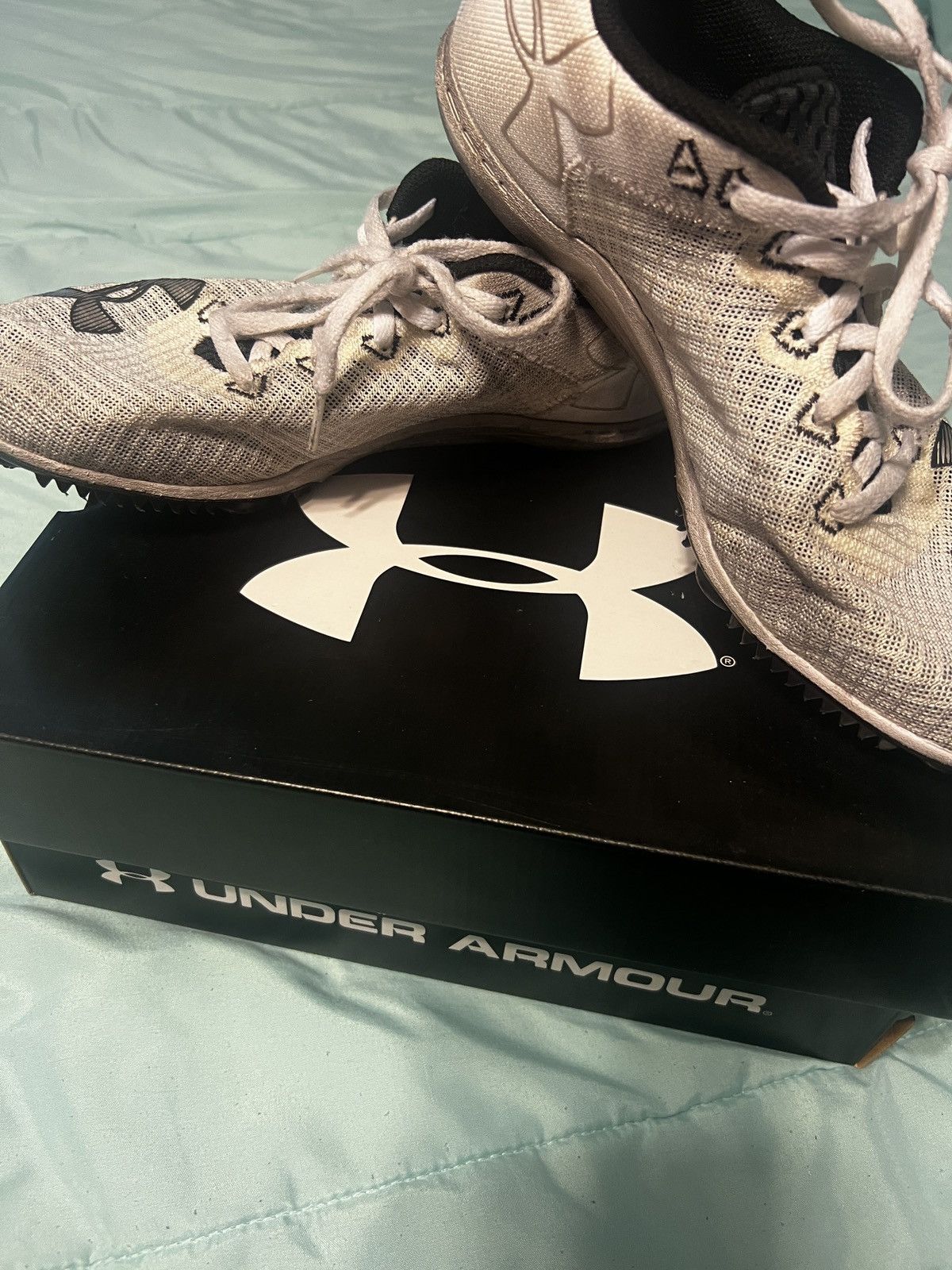 Under Armour UA U Kick Sprint 4 Size US 9.5 / EU 42-43 - 2 Thumbnail
