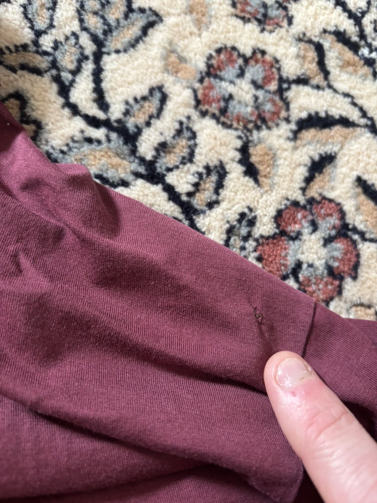Sunspel Cotton Polo Shirt England (Burgundy/Red) Size US M / EU 48-50 / 2 - 5 Thumbnail