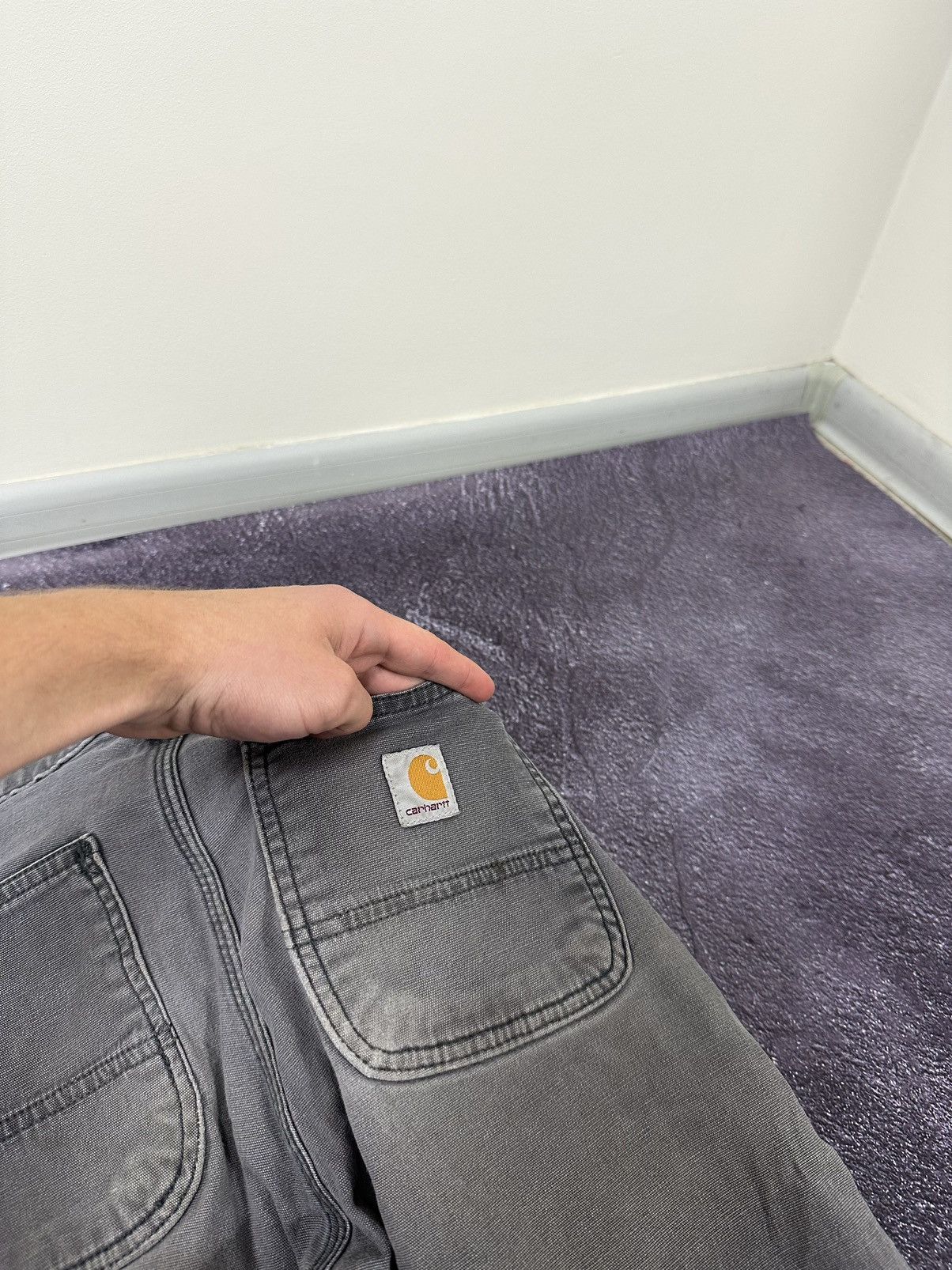 Carhartt Vintage Carhartt Distressed USA Faded Opium Hype Work Pants Size US 30 / EU 46 - 6 Thumbnail