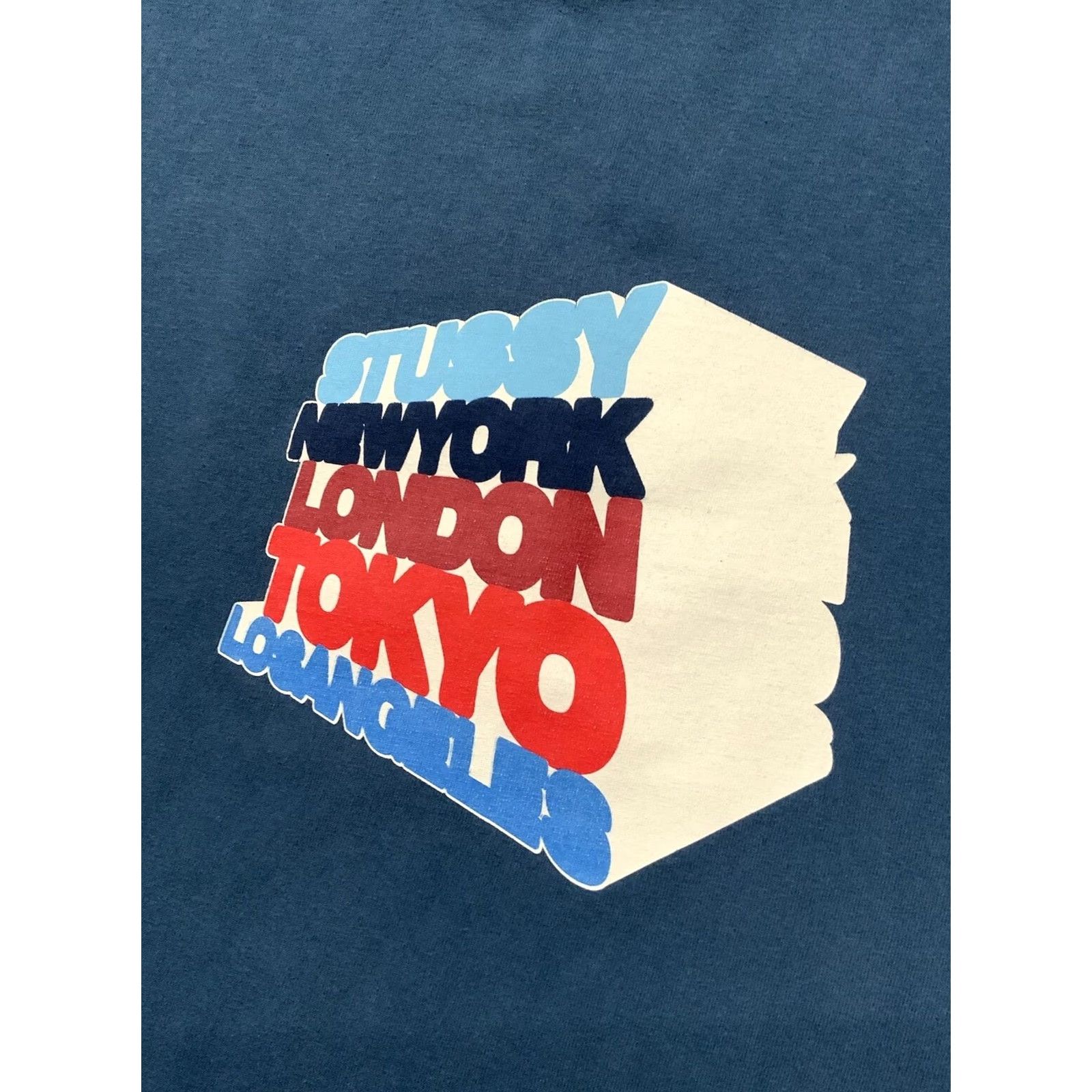 Vintage VINTAGE Stussy World Tour T-Shirt Shirt 1990s NY LA Tokyo Single Stitch S Mens Boys? Size US S / EU 44-46 / 1 - 2 Thumbnail
