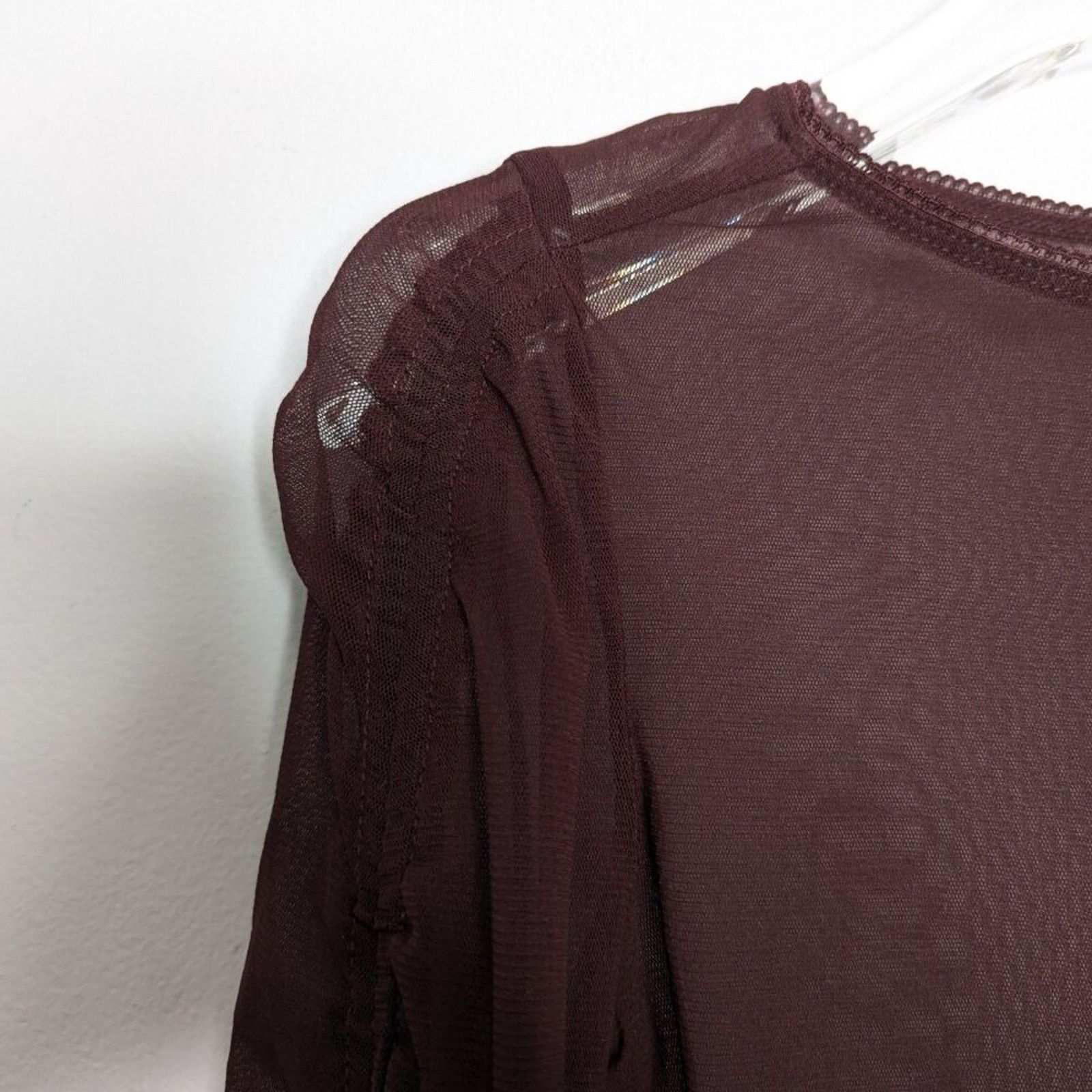 Vintage The Limited Vintage Sheer Mesh Long Sleeve Floral Print Top Size XS / US 0-2 / IT 36-38 - 11 Thumbnail