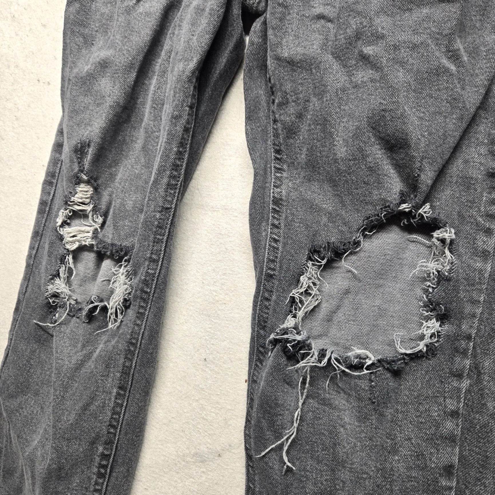 Vintage Wild Fable Jeans Black High Rise Skinny 8 Women's Distressed 5-Pocket Denim Pants Adult Regular Denim Pants Black Womens 8 Size 30" / US 8 / IT 44 - 3 Thumbnail