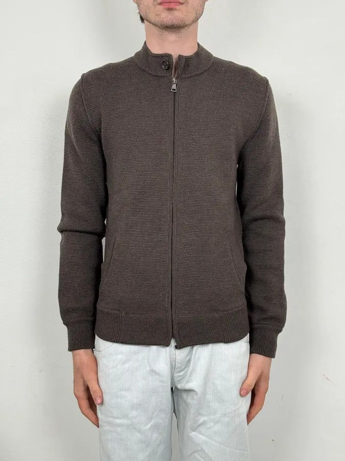 Dolce & Gabbana 2000s Dolce & Gabbana Brown Classy Zip-up Sweater Size US S / EU 44-46 / 1 - 2 Thumbnail