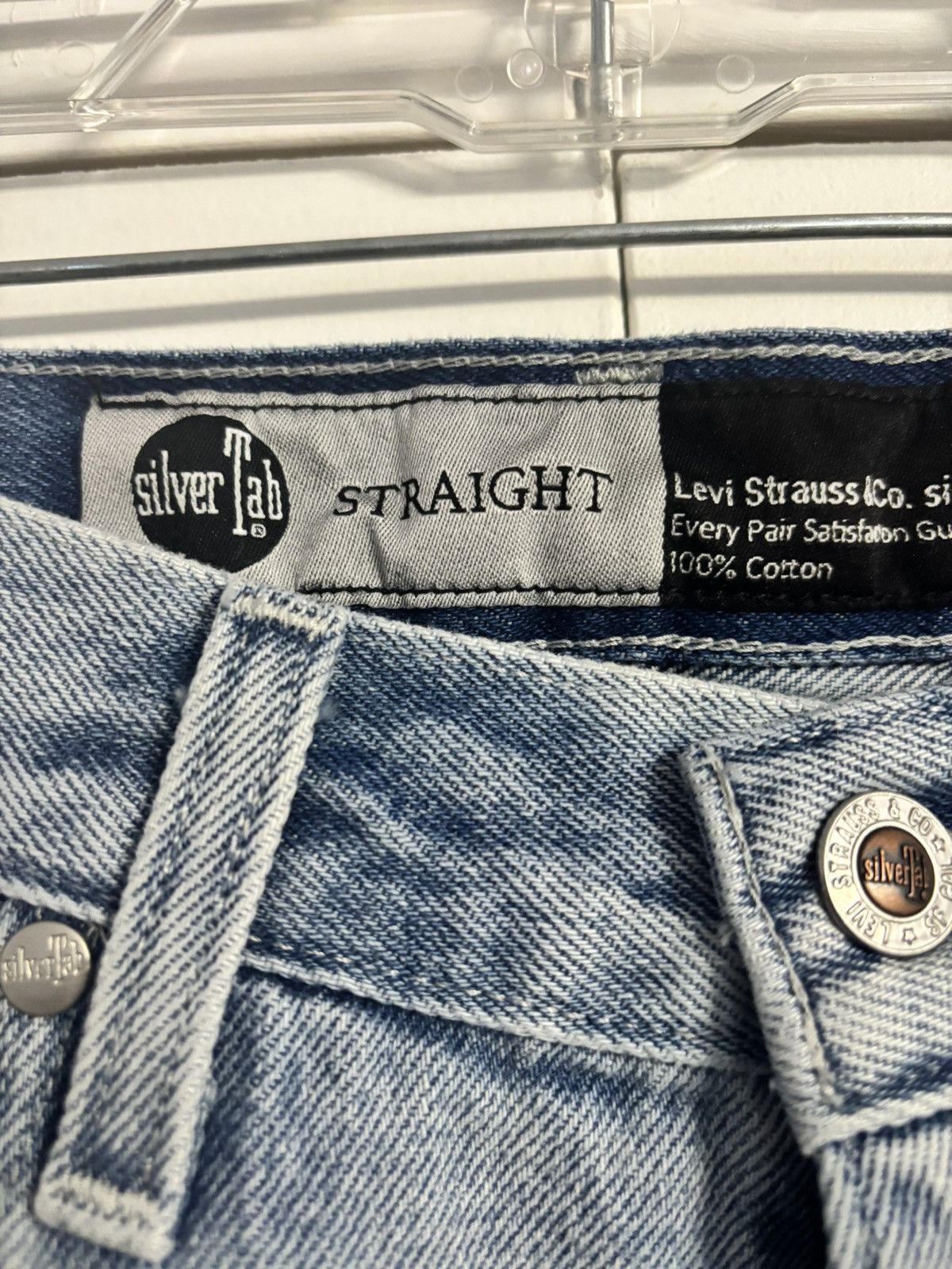 Levi's Levis Ripped Silver Tab Jeans Size US 32 / EU 48 - 3 Thumbnail