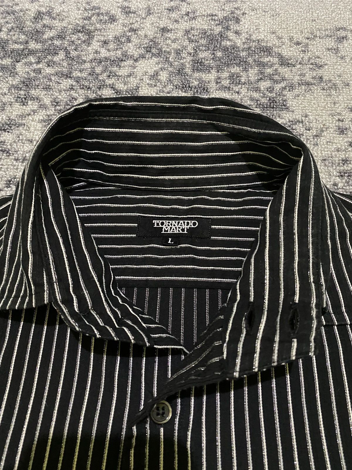 Tornado Mart Tornado mart ifsixwasnine striped shirt Size US L / EU 52-54 / 3 - 2 Thumbnail