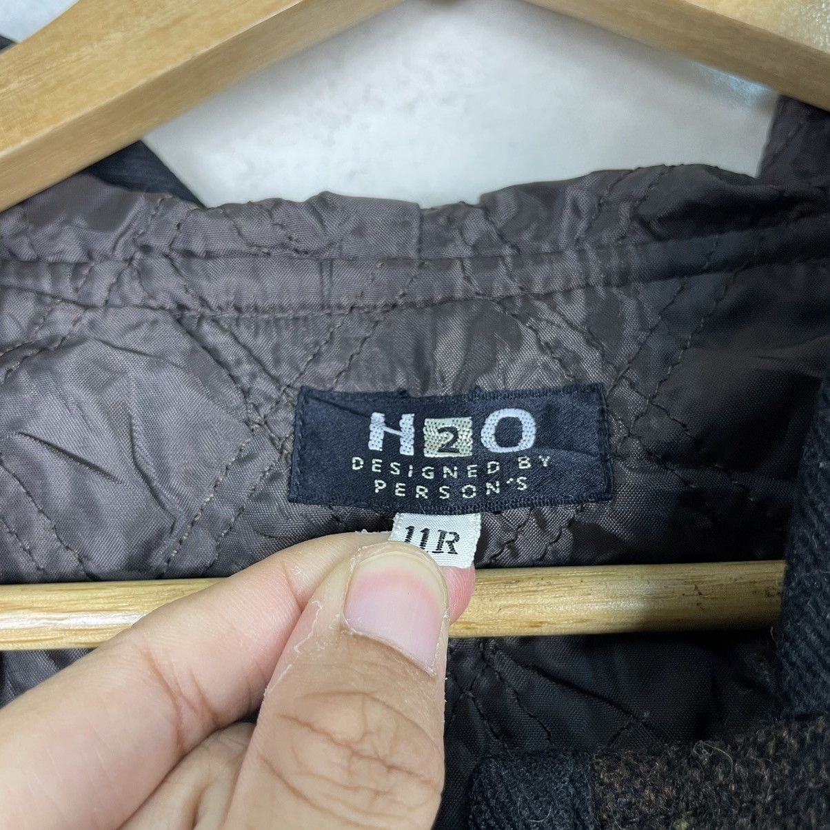 Designer × Japanese Brand × PERSON'S 💥H20 PERSONS HUNTING HOODIE QUILTED JACKET Size US L / EU 52-54 / 3 - 16 Thumbnail