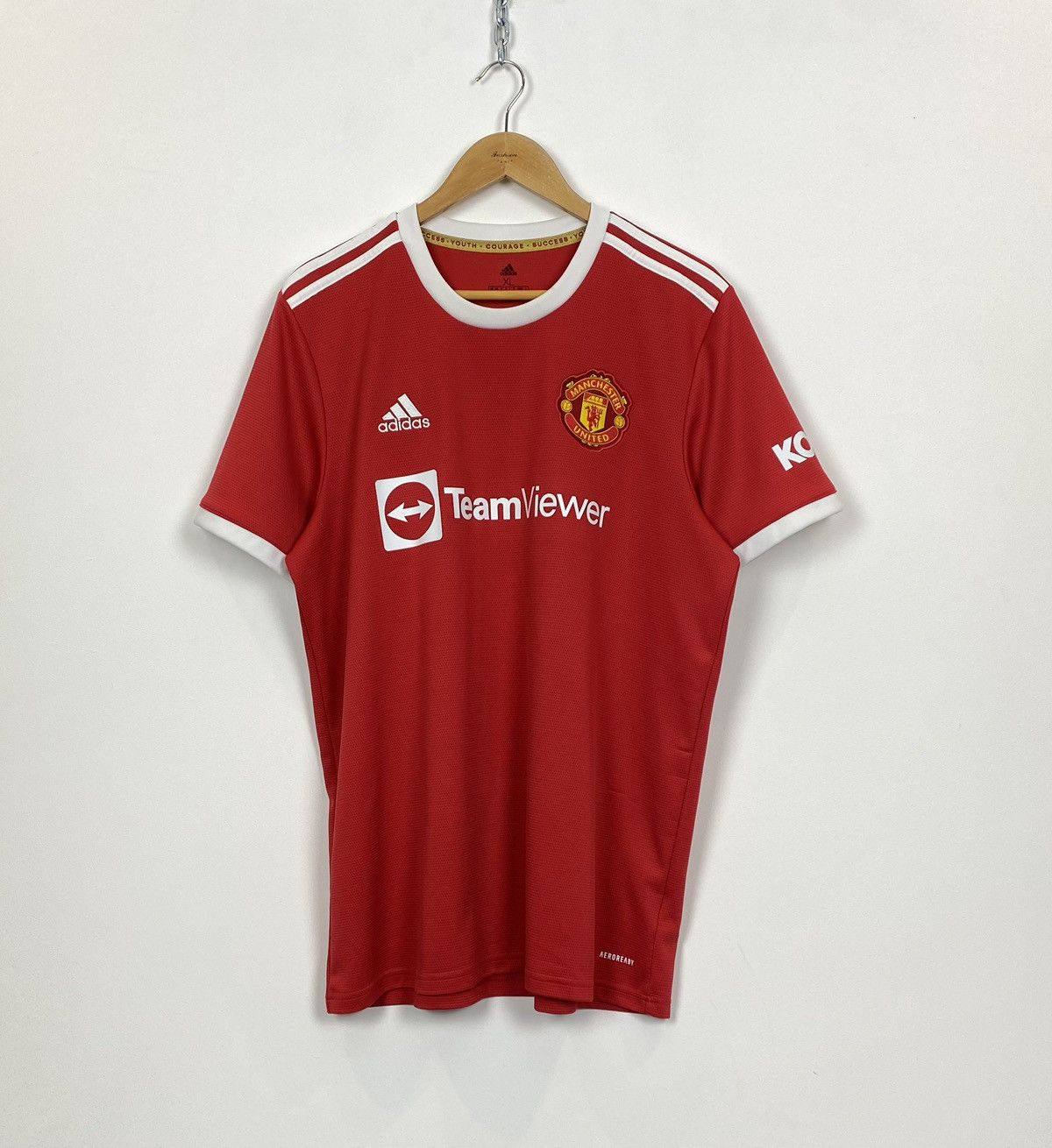Adidas Adidas Manchester United Jersey Home Shirt Size XL Red Top Size US XL / EU 56 / 4 - 1 Thumbnail