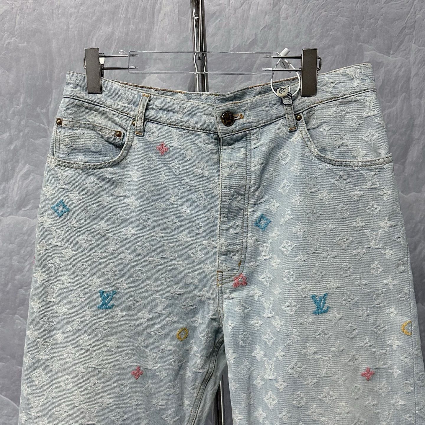 Louis Vuitton Louis Vuitton FW24 Tyler Logo Denim Pants Size US 32 / EU 48 - 2 Thumbnail