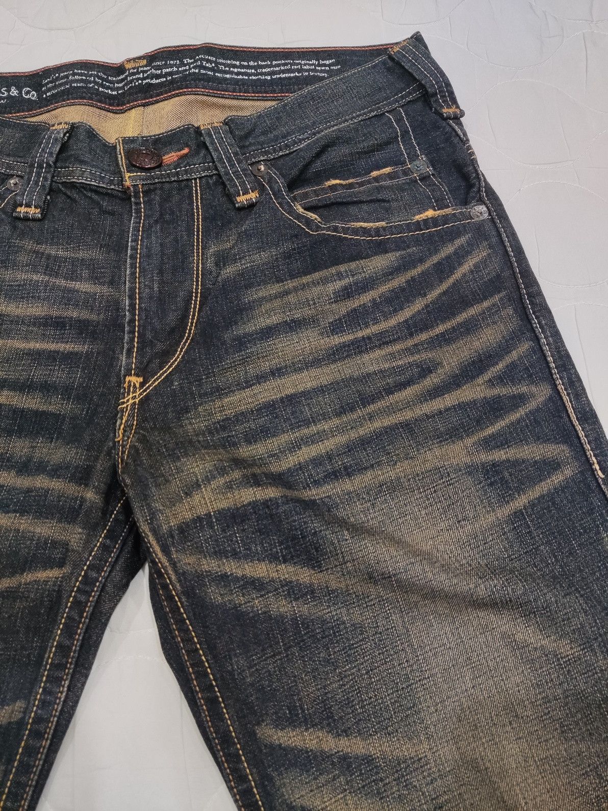 Levi's × Vintage Levi's Wideleg Jeans Women Vintage Size 34" / US 12 / IT 48 - 2 Thumbnail