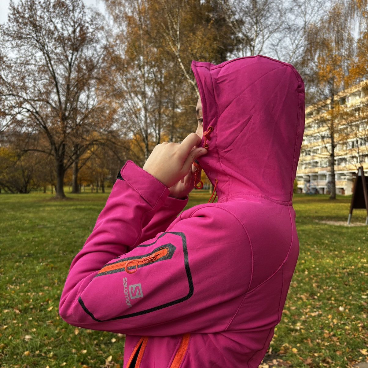 Salomon Salomon Women Pink Jacket Actilite size M Size M / US 6-8 / IT 42-44 - 2 Thumbnail
