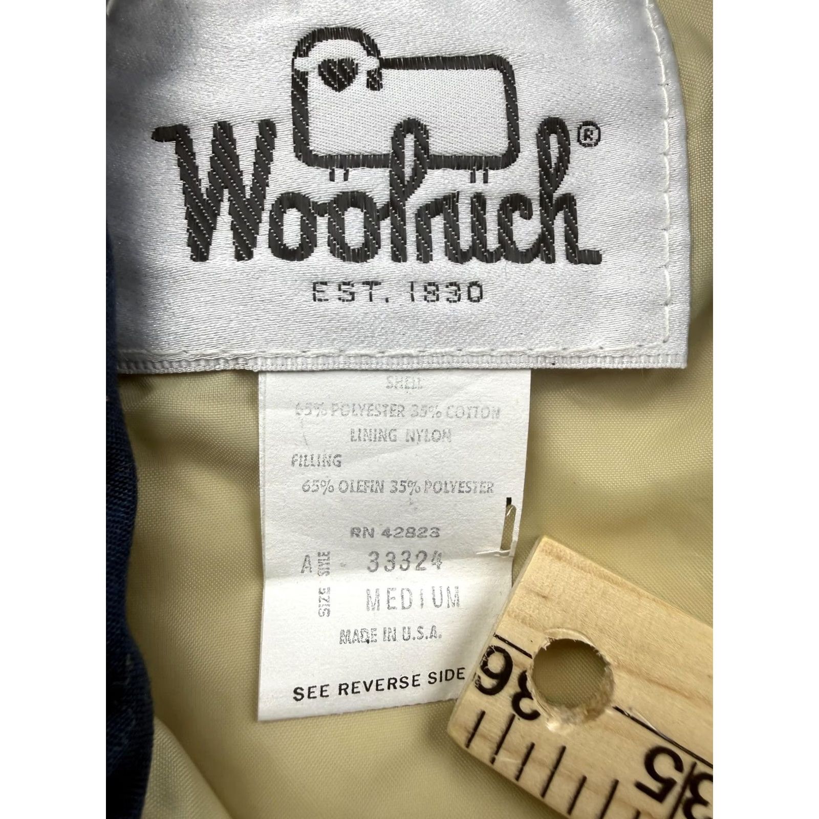 Vintage VINTAGE Woolrich Vest Mens M Blue Quilted Full Zip Insulated Pockets Canvas Woolrich USA Vest Mens M Blue Quilted Full Zip Insulated Pockets Canvas Size US M / EU 48-50 / 2 - 3 Thumbnail