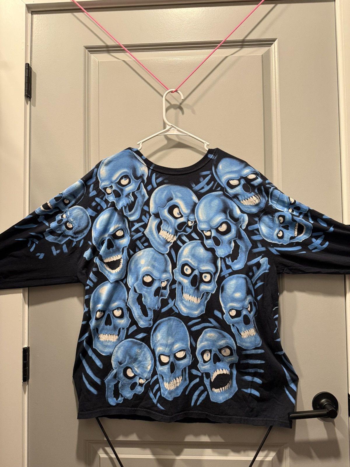 Liquid Blue × Vintage Supreme skull long sleeve Liquid blue Size US XL / EU 56 / 4 - 3 Thumbnail