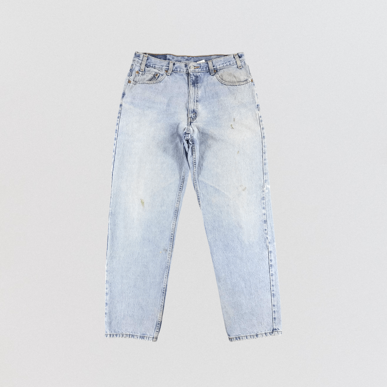 Levi's × Vintage 90s Vintage Light Wash Levis 550 Jeans-JM1708 Size US 35 - 1 Thumbnail