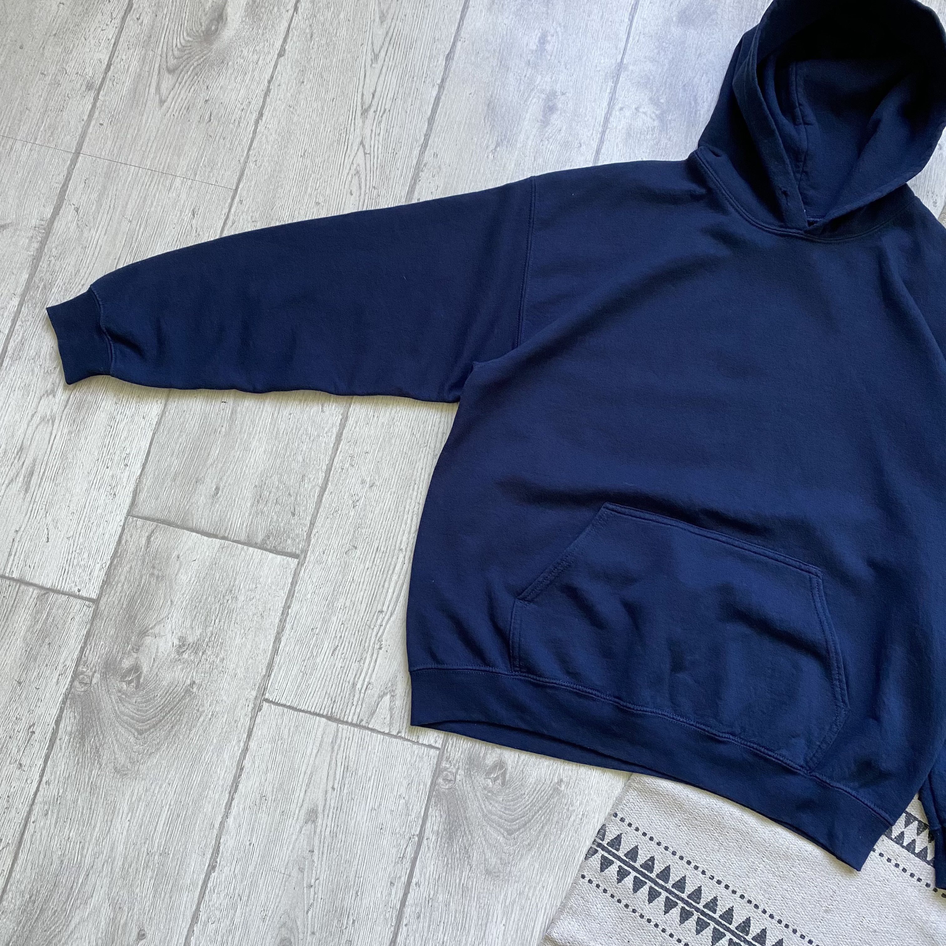 Gildan 🫐 Vintage 00s Hanes style Blank hoodie Gildan Kanye Vibe Size US L / EU 52-54 / 3 - 7 Thumbnail