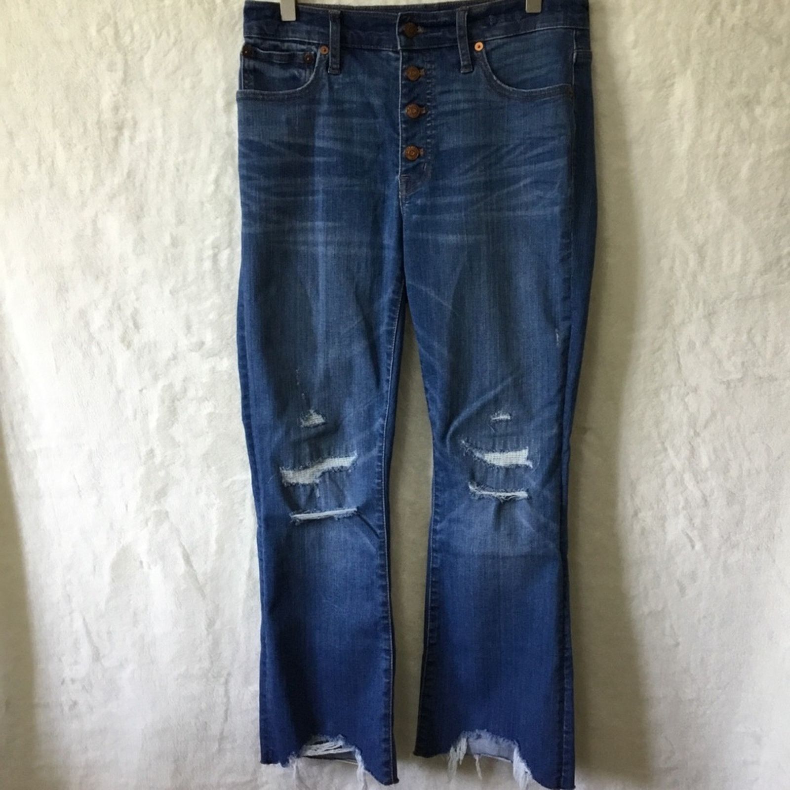 Madewell Madewell Blue Cali Demi-Boot Jeans Size 28" / US 6 / IT 42 - 1 Thumbnail