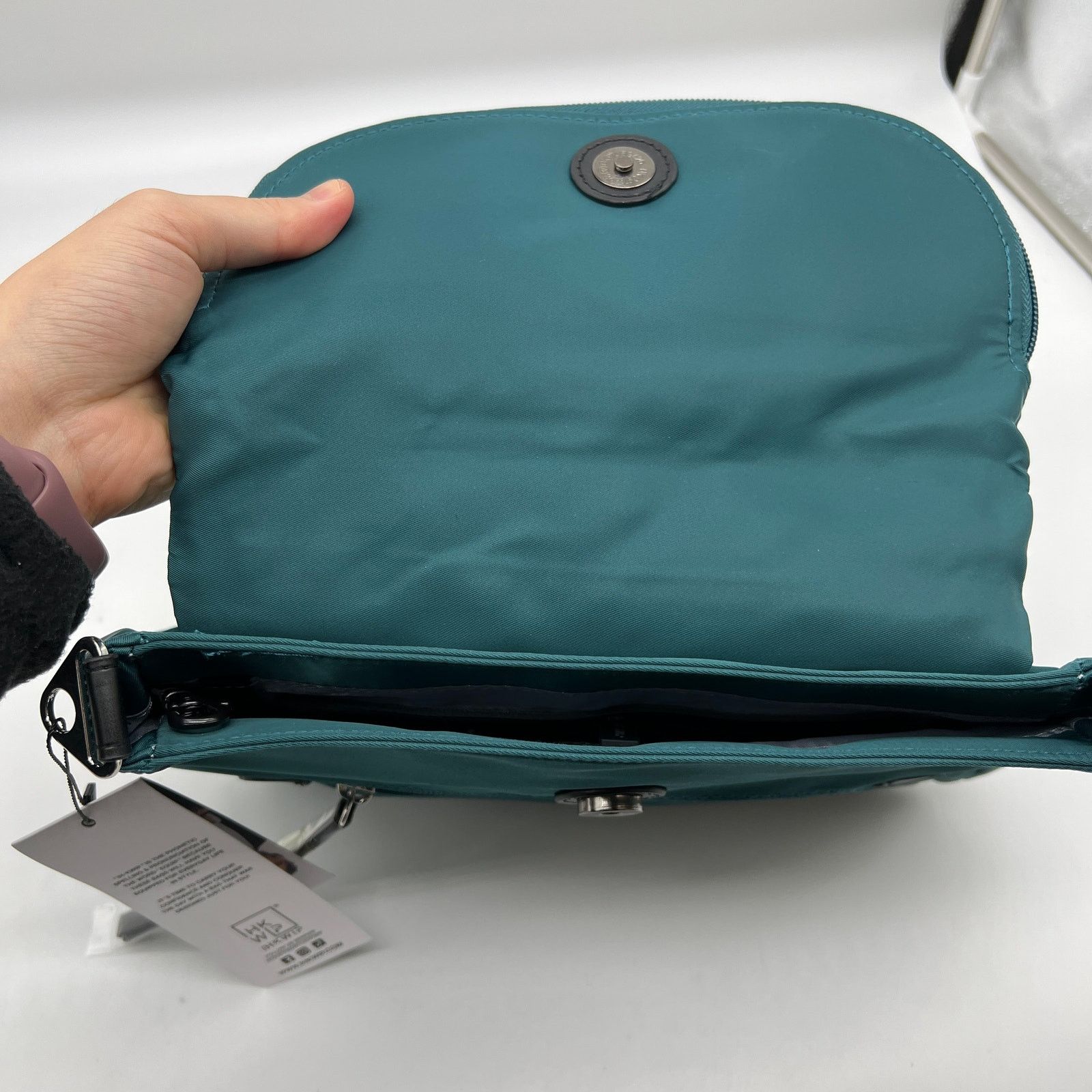 Other IHKWIP City Saddle Medium Crossbody Bags Autumn Teal Size ONE SIZE - 7 Thumbnail