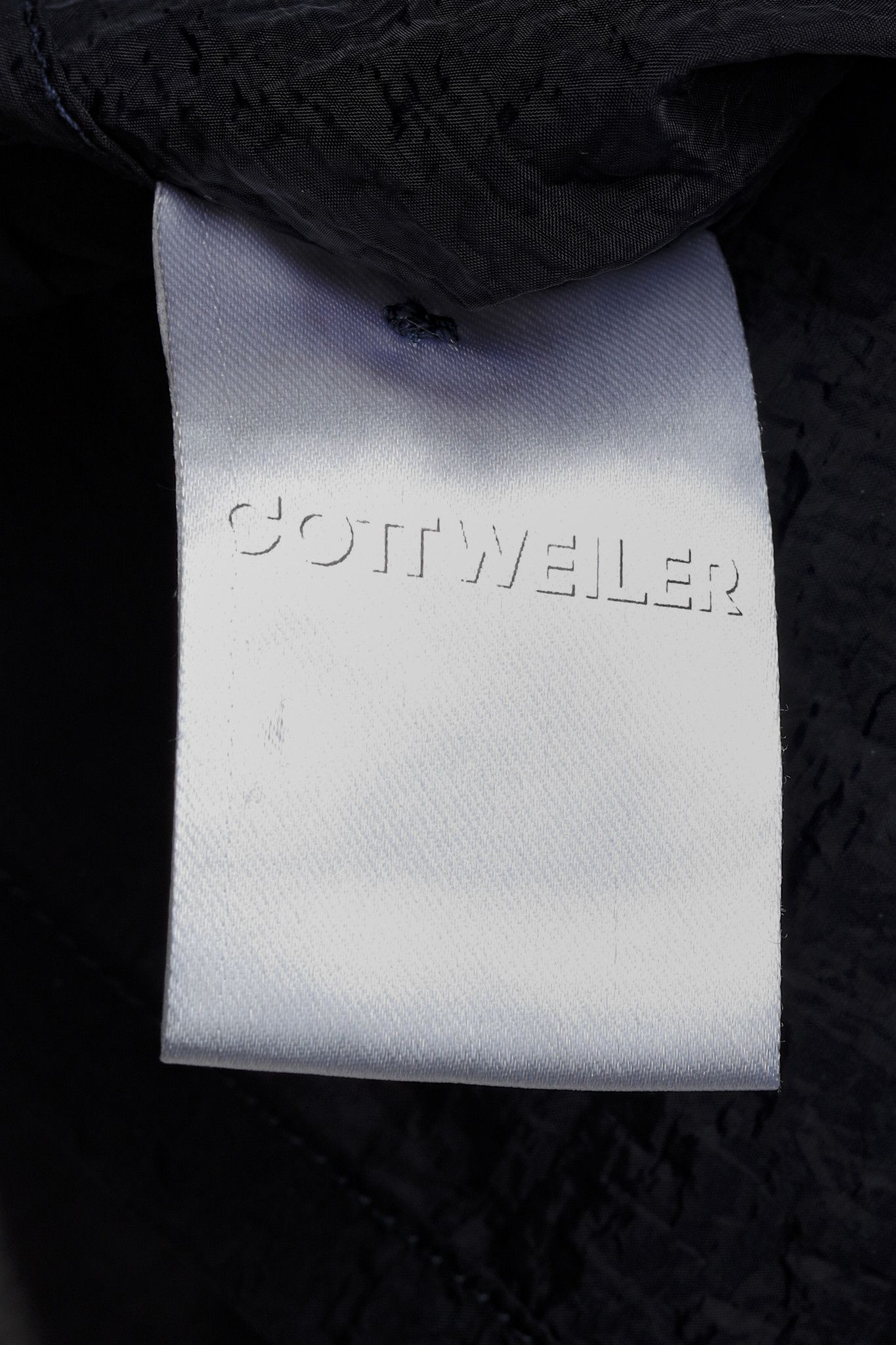 Cottweiler Cottweiler Textured Sheer Black Zip Mock Neck Boxy Shirt Size US XS / EU 42 / 0 - 9 Thumbnail