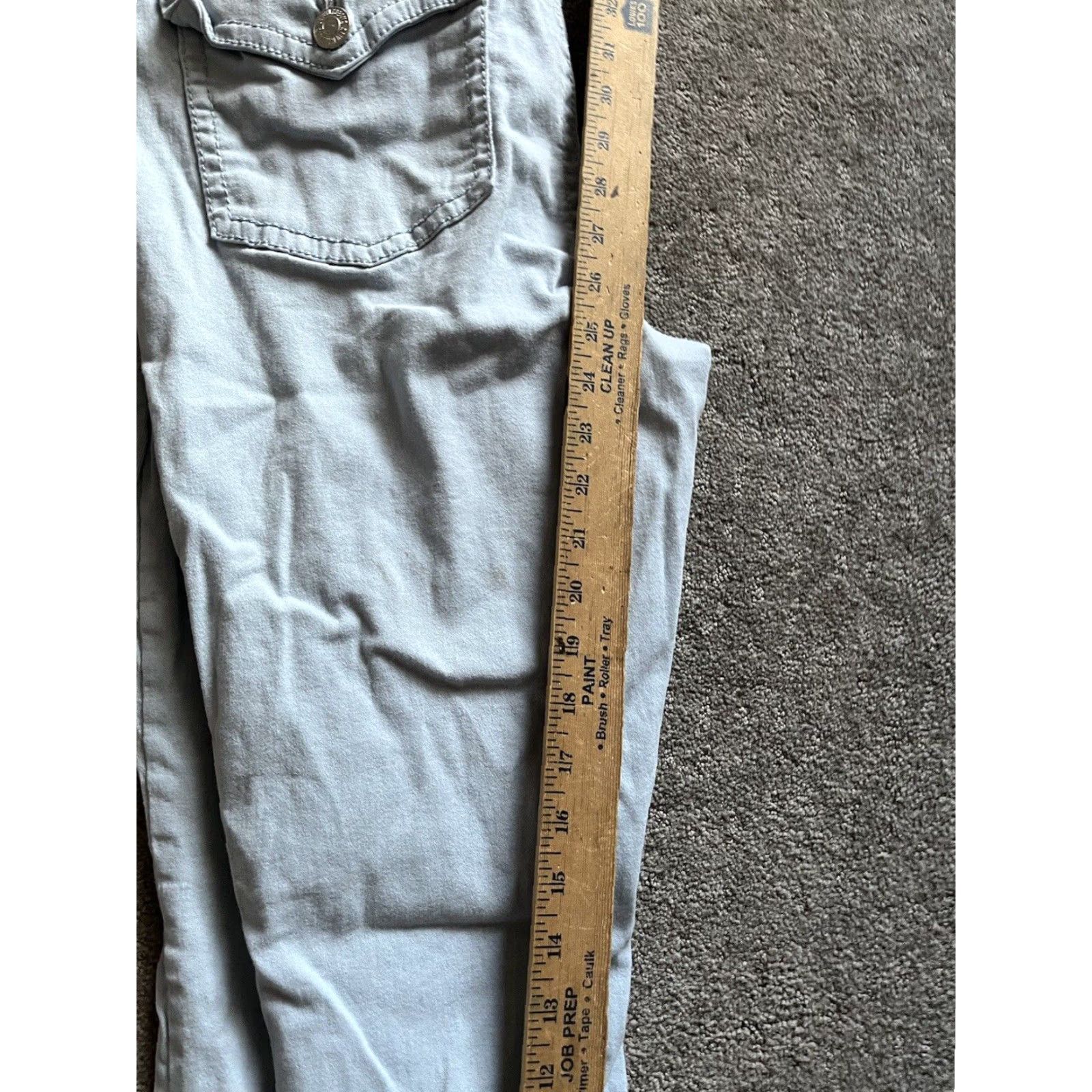 Vintage VINTAGE Seven7 Blue Denim Jeans Capri Women 16 High Rise Embroidered Denim Casual Size 38" / US 16 / IT 52 - 6 Thumbnail
