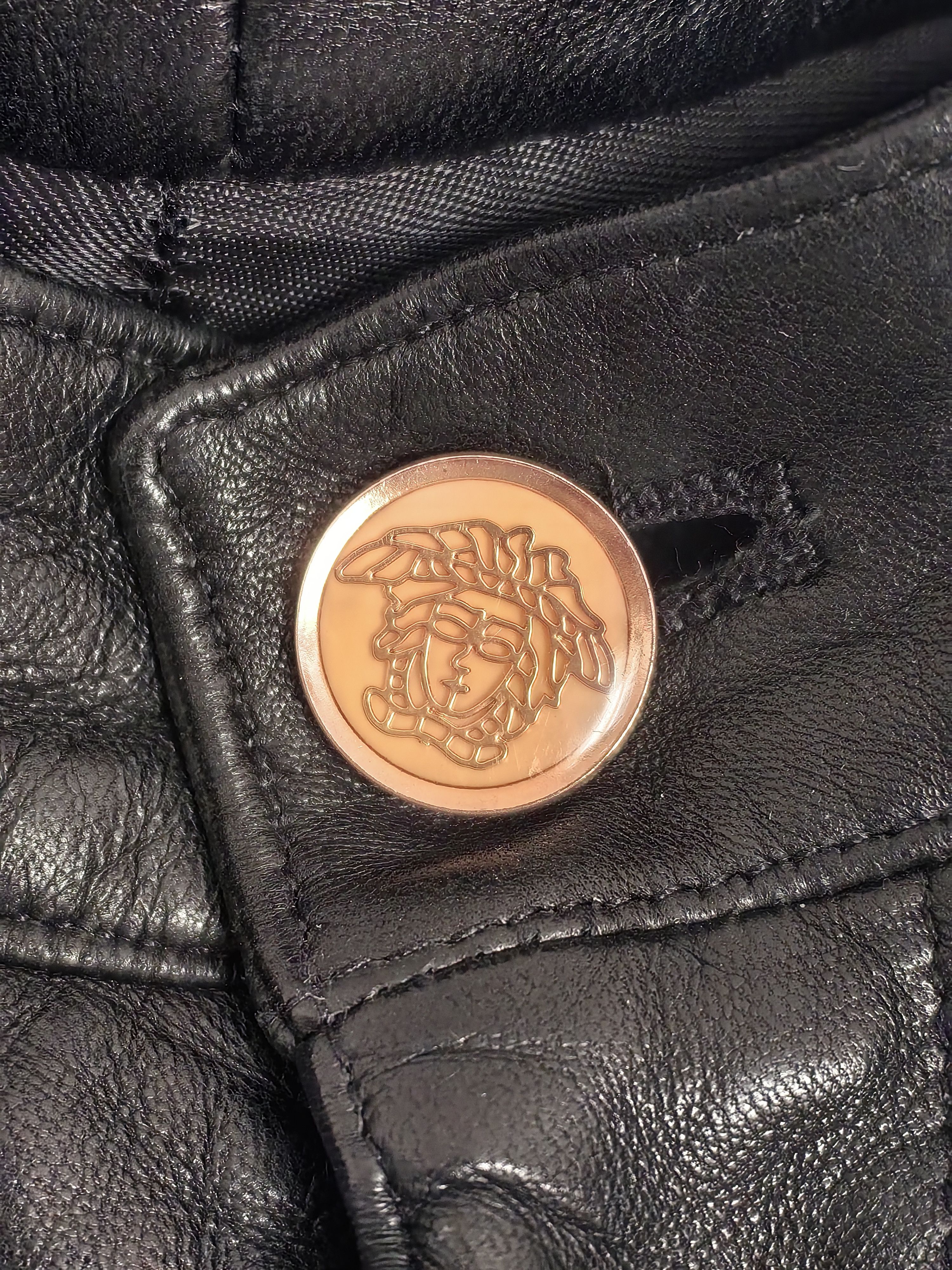Versace Gianni Versace Lambskin Leather Pants Size US 34 / EU 50 - 4 Thumbnail