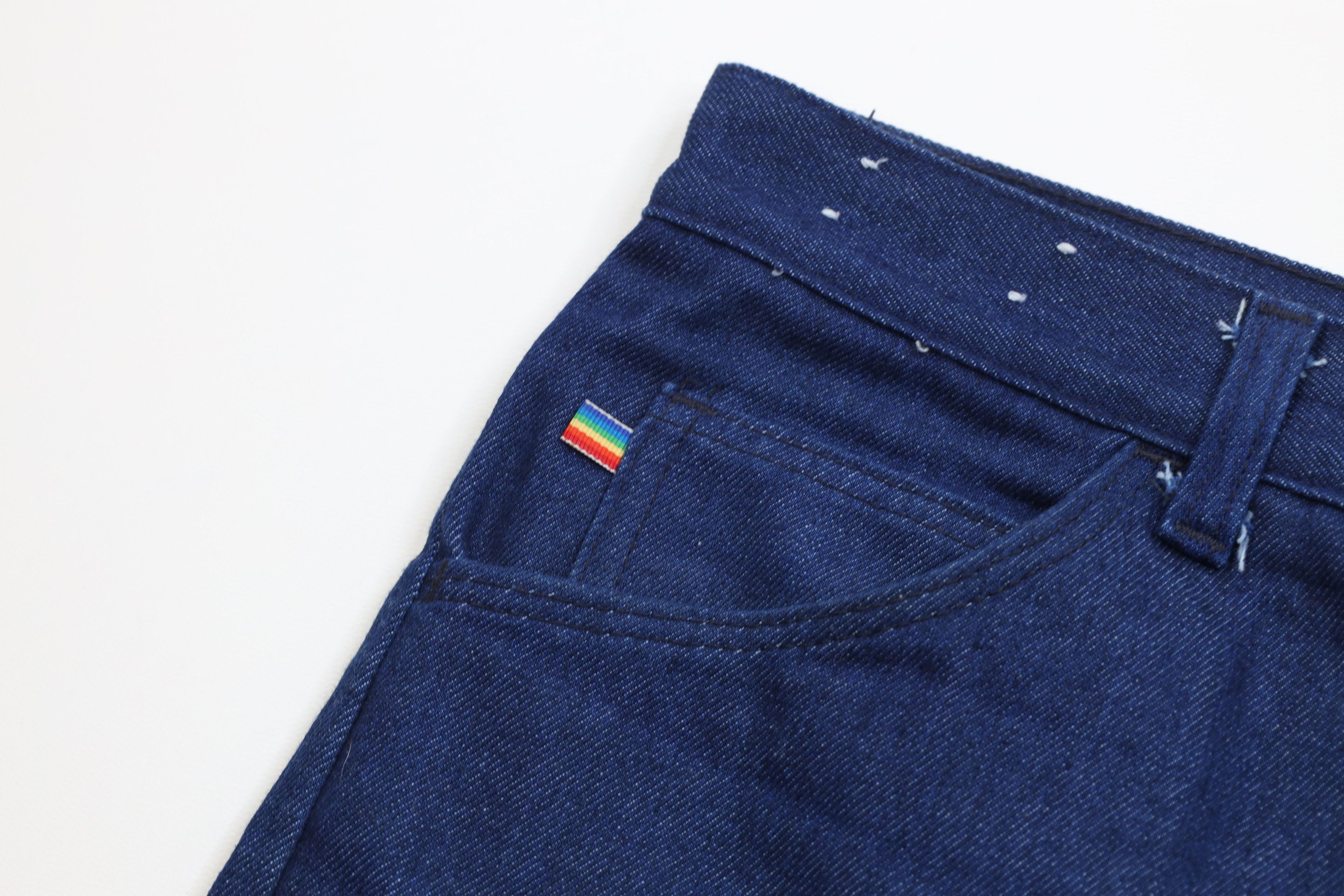 Vintage Vintage 70s Streetwear Above Knee Denim Shorts Blue USA Size US 36 / EU 52 - 5 Thumbnail