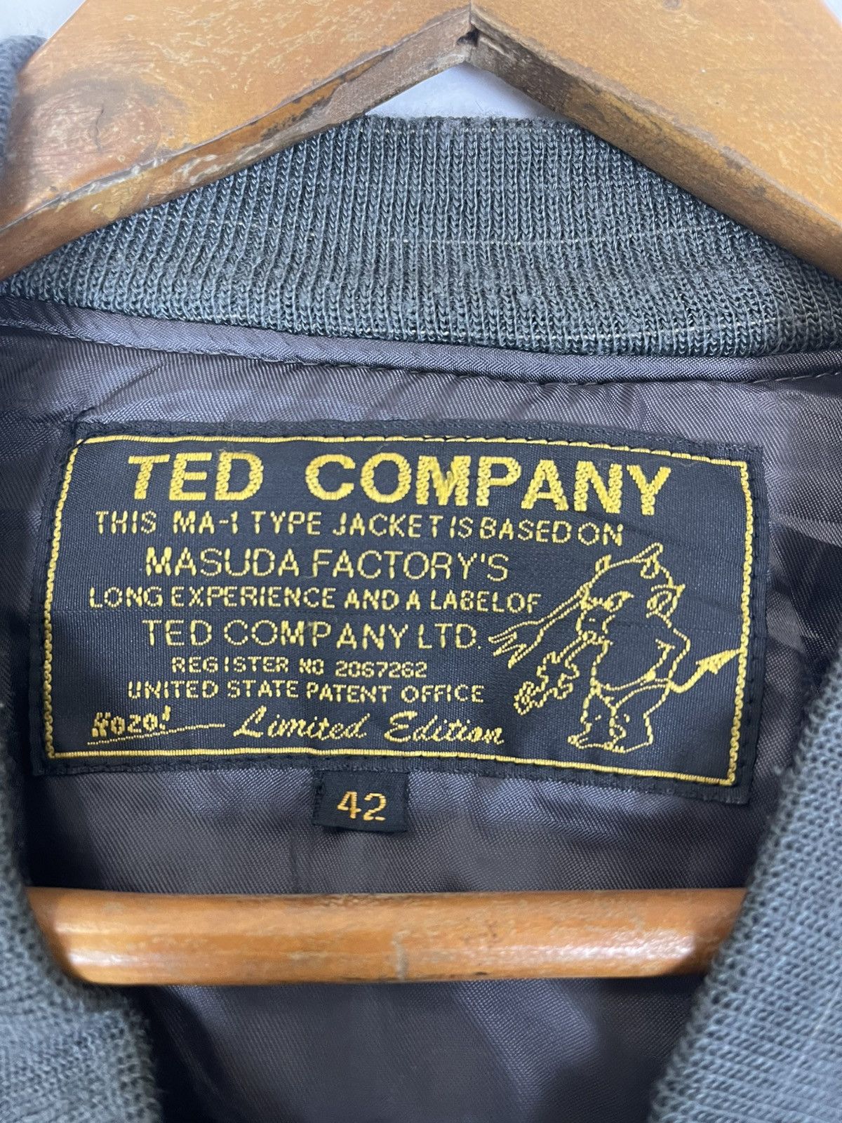 Tedman TEDMAN LUCKY DEVIL MA-1 TED COMPANY BOMBER MILITARY JACKET Size US L / EU 52-54 / 3 - 17 Thumbnail