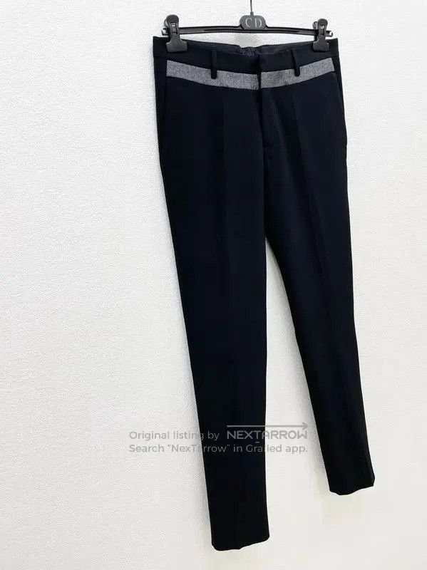 Neil Barrett Neil Barrett Black Wool Blend Casual Pants . Size US 30 / EU 46 - 3 Thumbnail