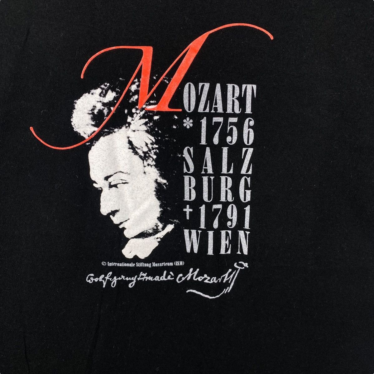 Vintage Vintage MOZART 1756 Salzburg 1791 Wien Graphic Tee Shirt Size US M / EU 48-50 / 2 - 2 Thumbnail