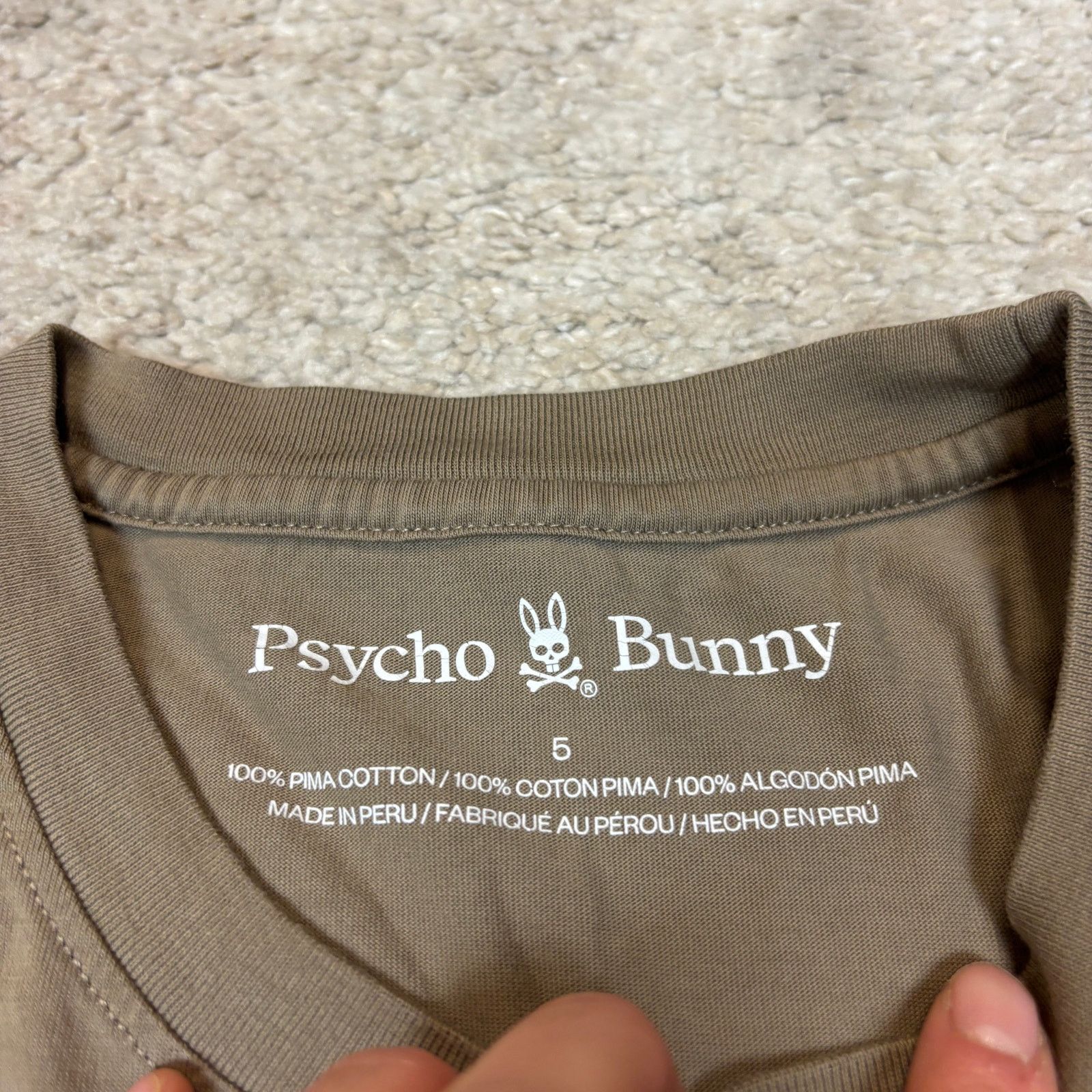 Psycho Bunny Psycho Bunny Floyd Embroidered Graphic T Shirt Men's 5/M Size US M / EU 48-50 / 2 - 6 Thumbnail
